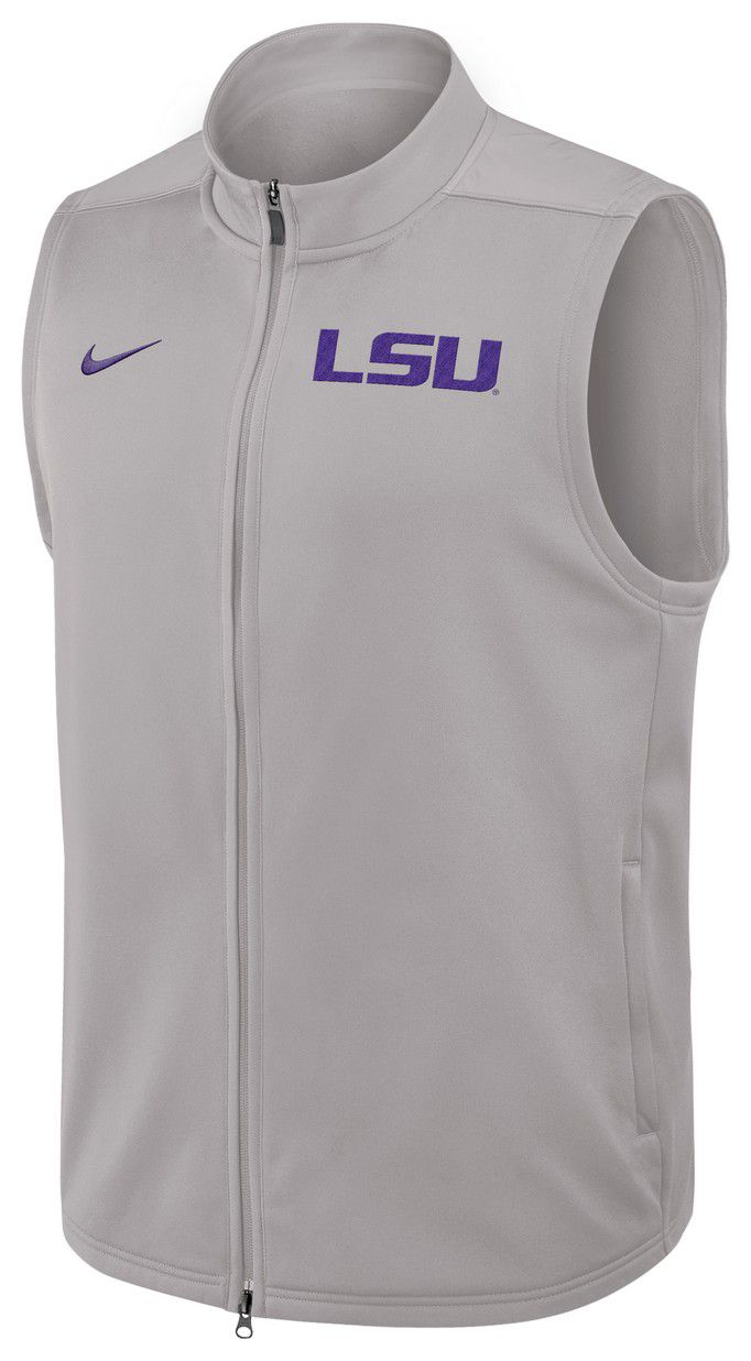 Nike Men's LSU Tigers Pewter Grey Victory Vest product image