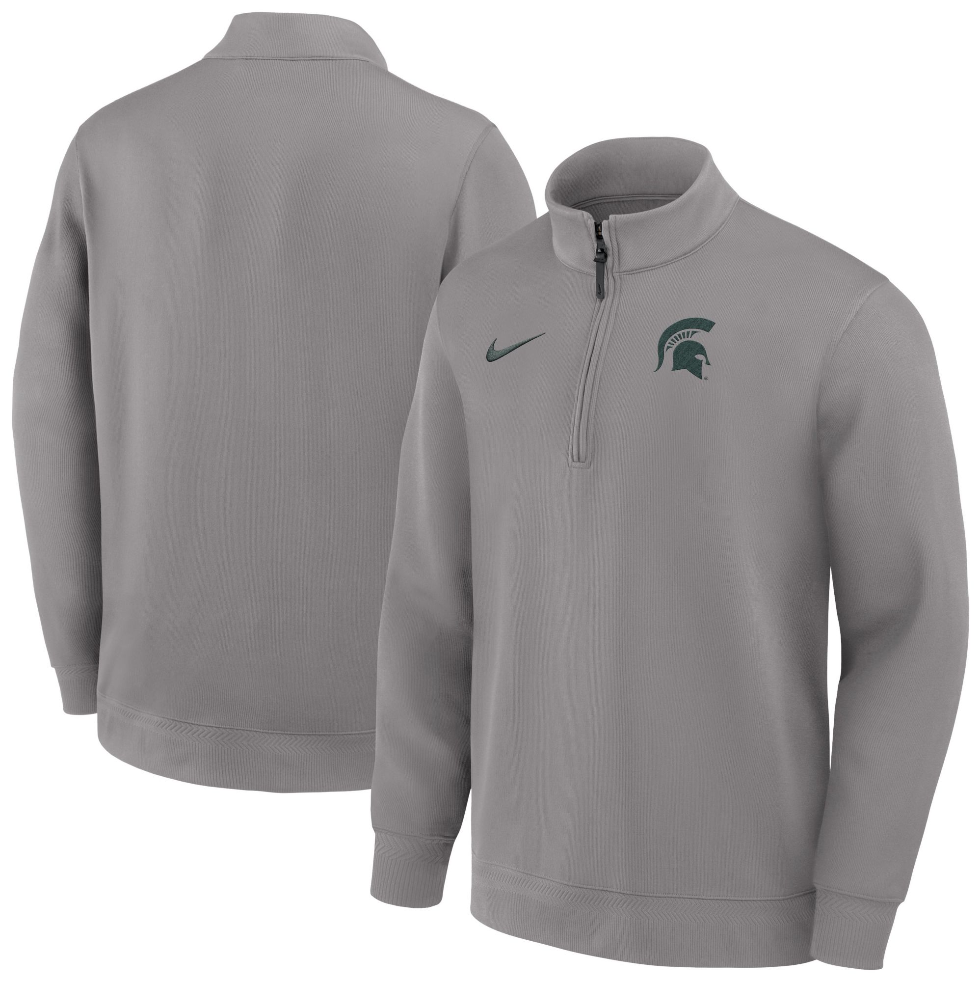 Nike Men's Michigan State Spartans Dust Coaches Dri-FIT Half-Zip Jacket product image
