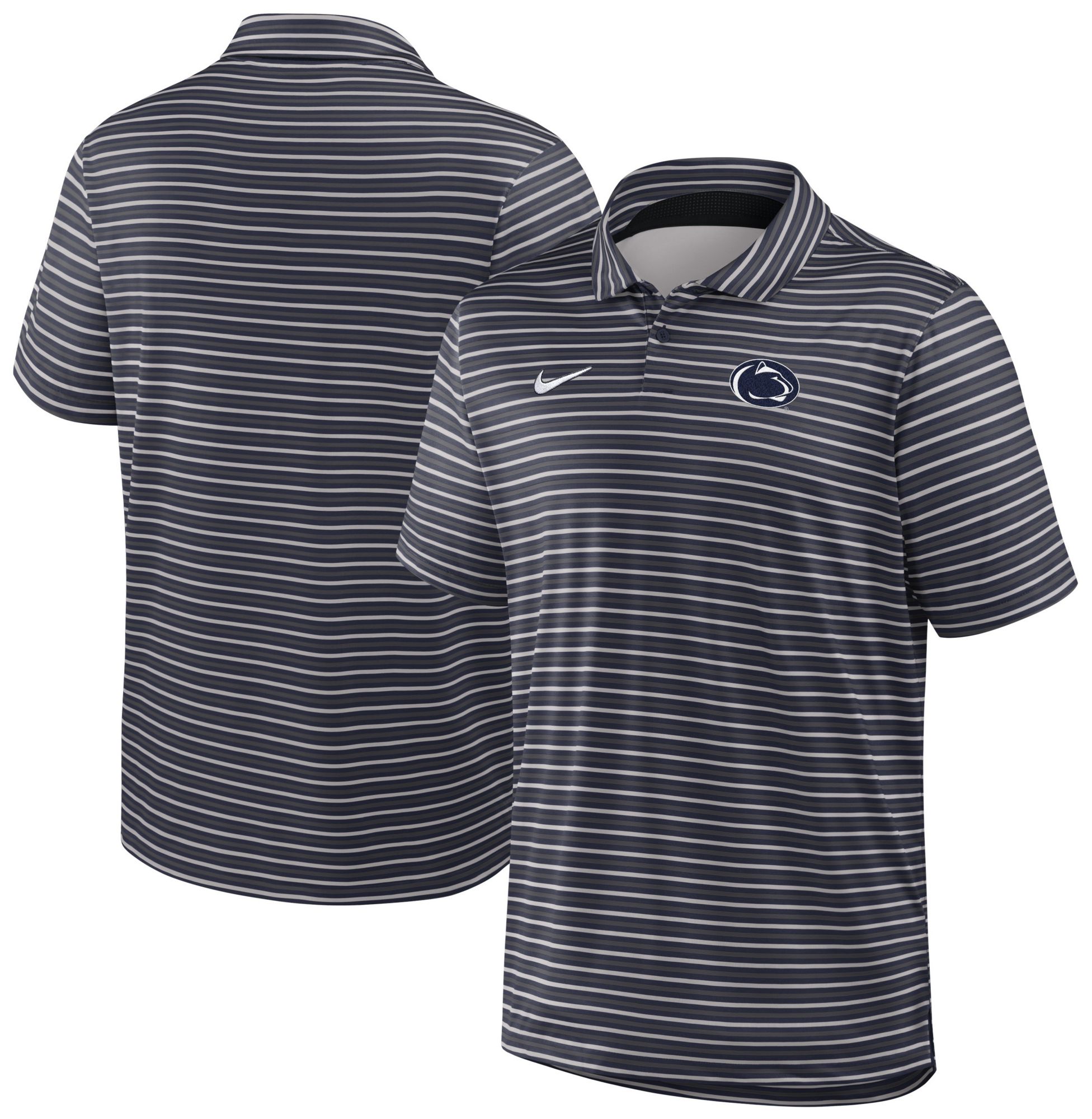 Nike Men's Penn State Nittany Lions College Navy Tour Stripe Polo product image