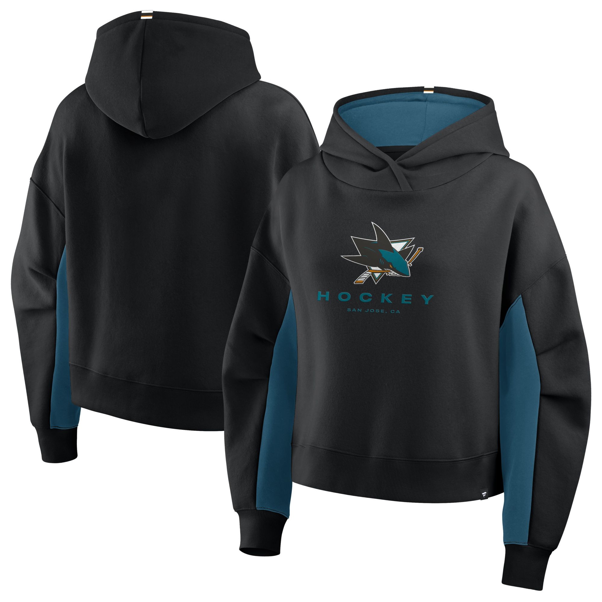 NHL Women's San Jose Sharks Black Fleece Pullover Hoodie product image