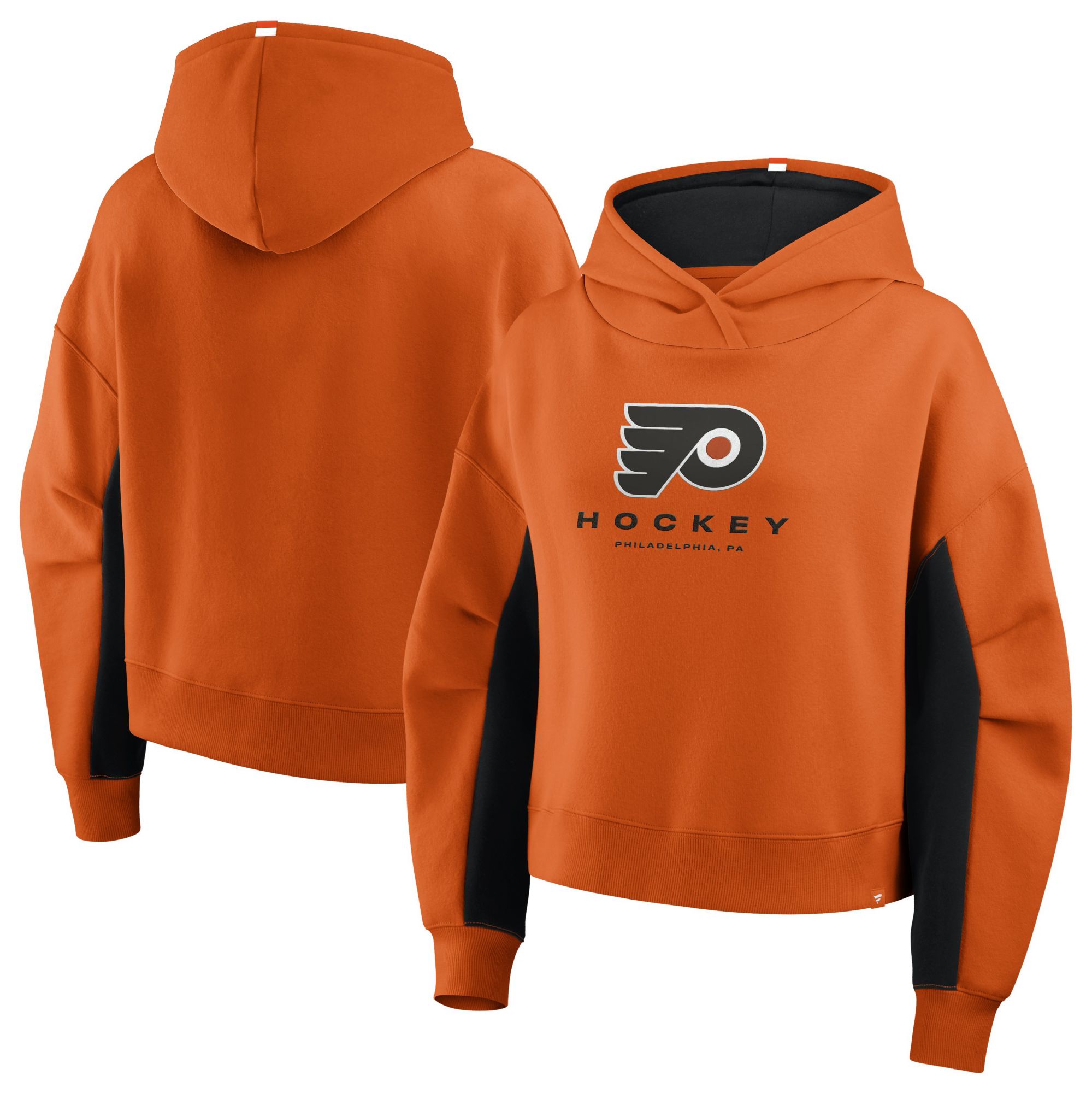 NHL Women's Philadelphia Flyers Orange Fleece Pullover Hoodie product image