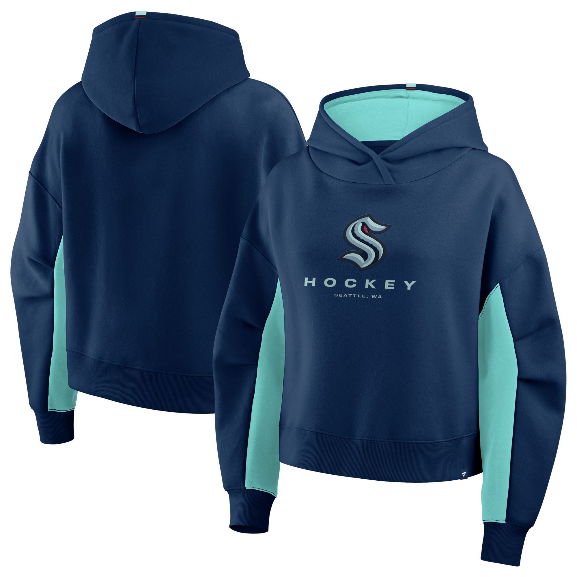 NHL Women's Seattle Kraken Navy Fleece Pullover Hoodie product image