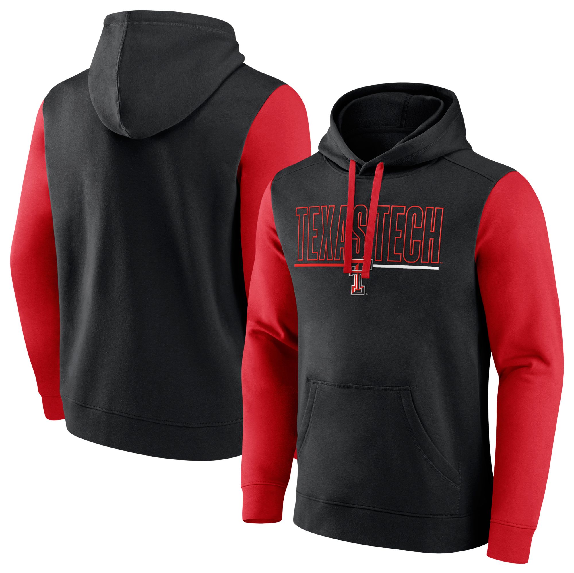 Logo Athletic Men's Texas Tech Red Raiders Black Outline Hoodie product image