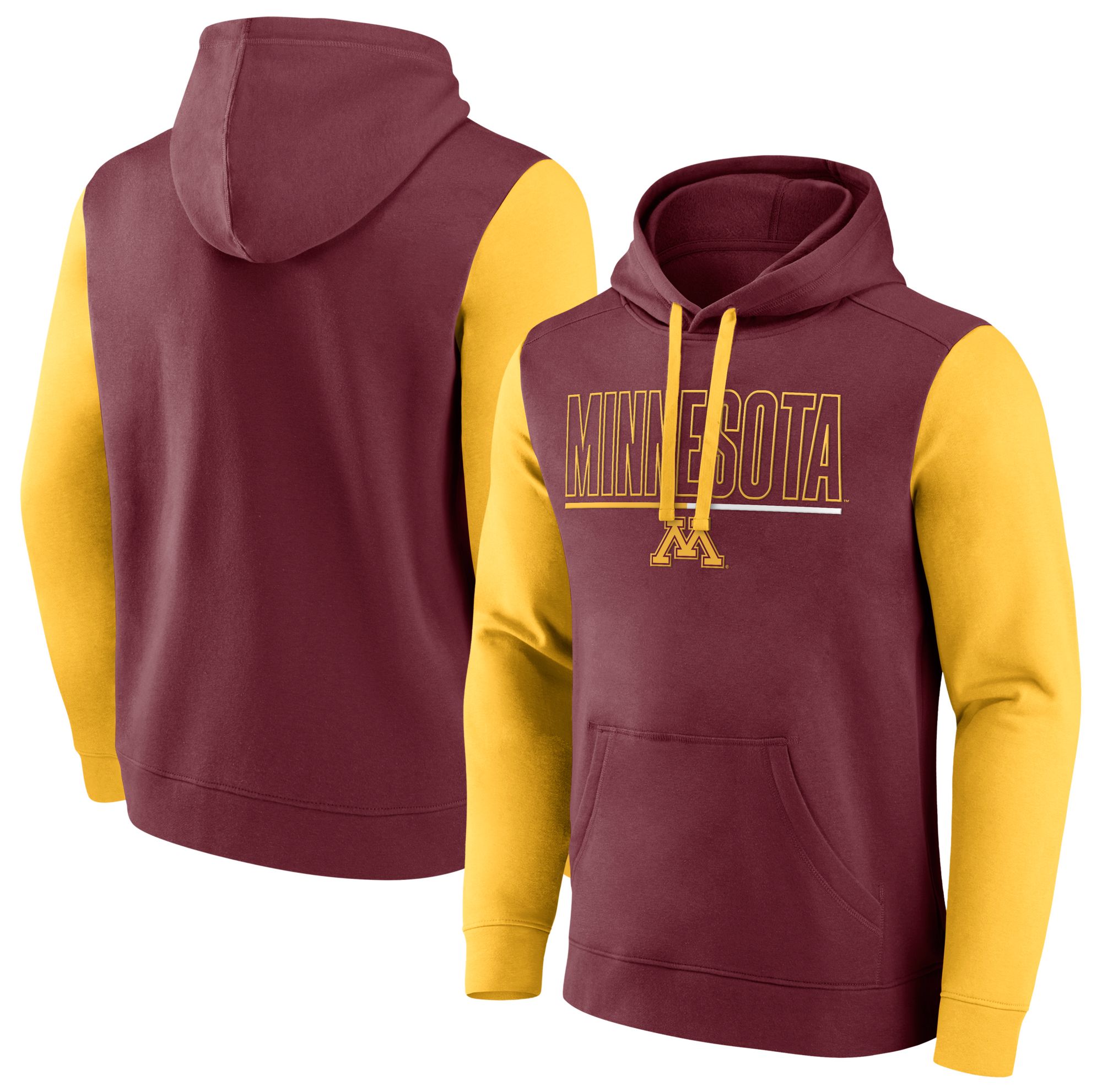 Logo Athletic Men's Minnesota Golden Gophers Classic Maroon Outline Hoodie product image
