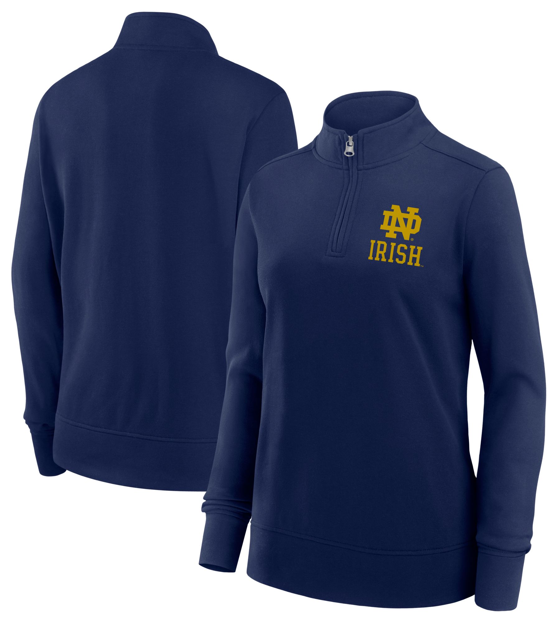 Logo Athletic Women's Notre Dame Fighting Irish Navy Terry Logo Quarter-Zip product image