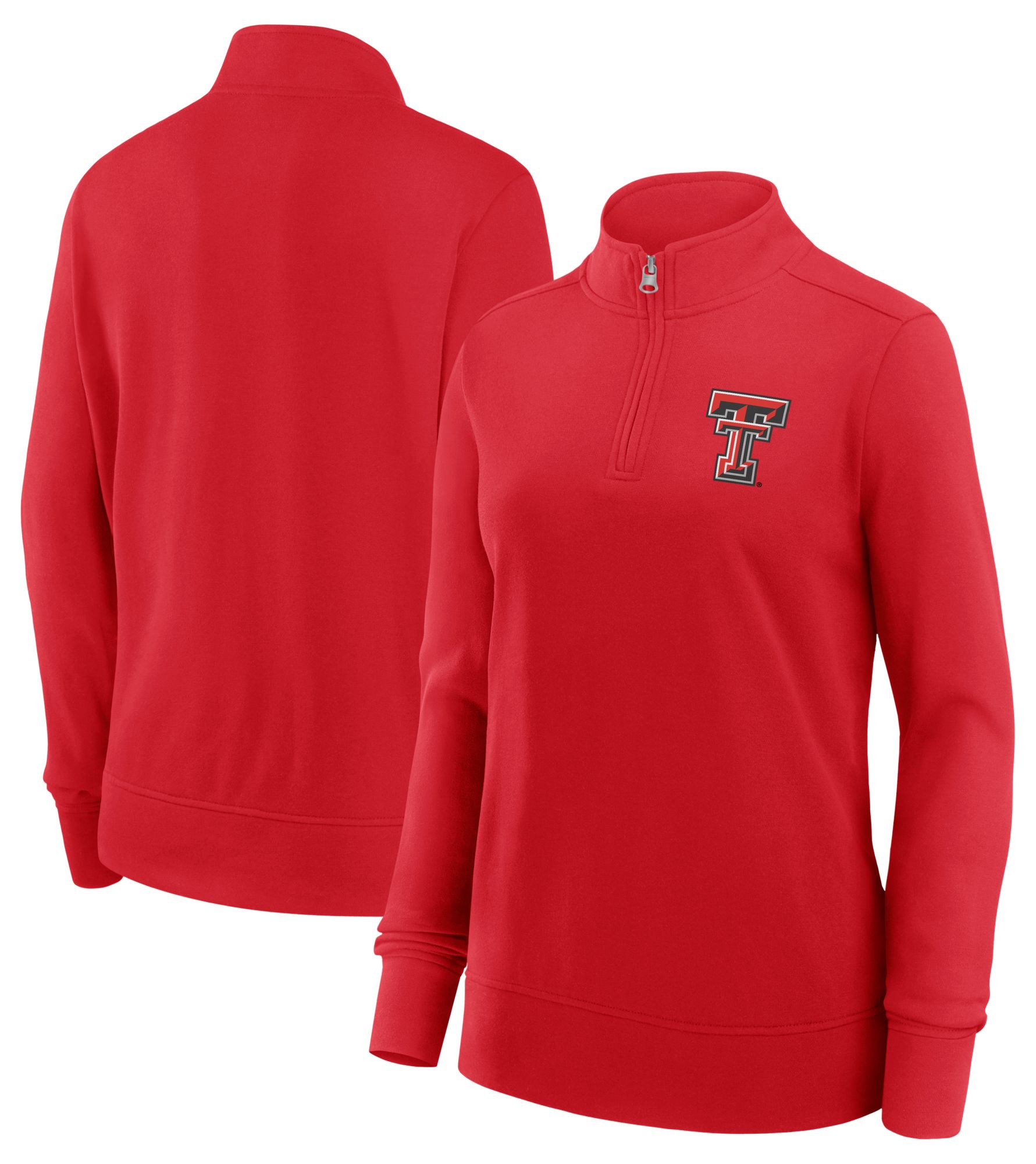 Logo Athletic Women's Texas Tech Red Raiders Red Terry Logo Quarter-Zip product image