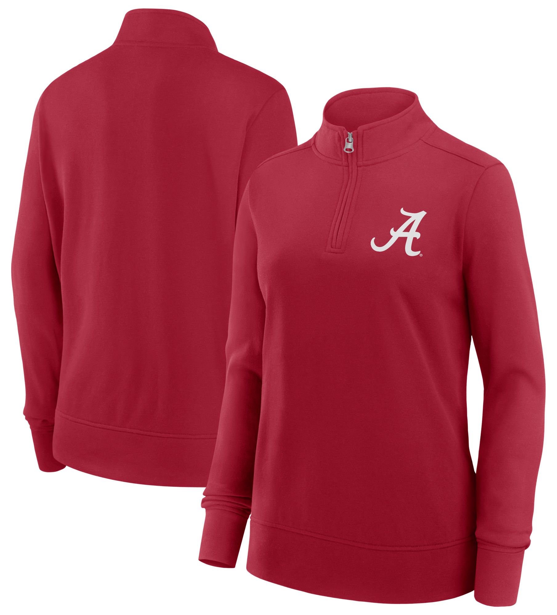 Logo Athletic Women's Alabama Crimson Tide Crimson Terry Logo Quarter-Zip product image