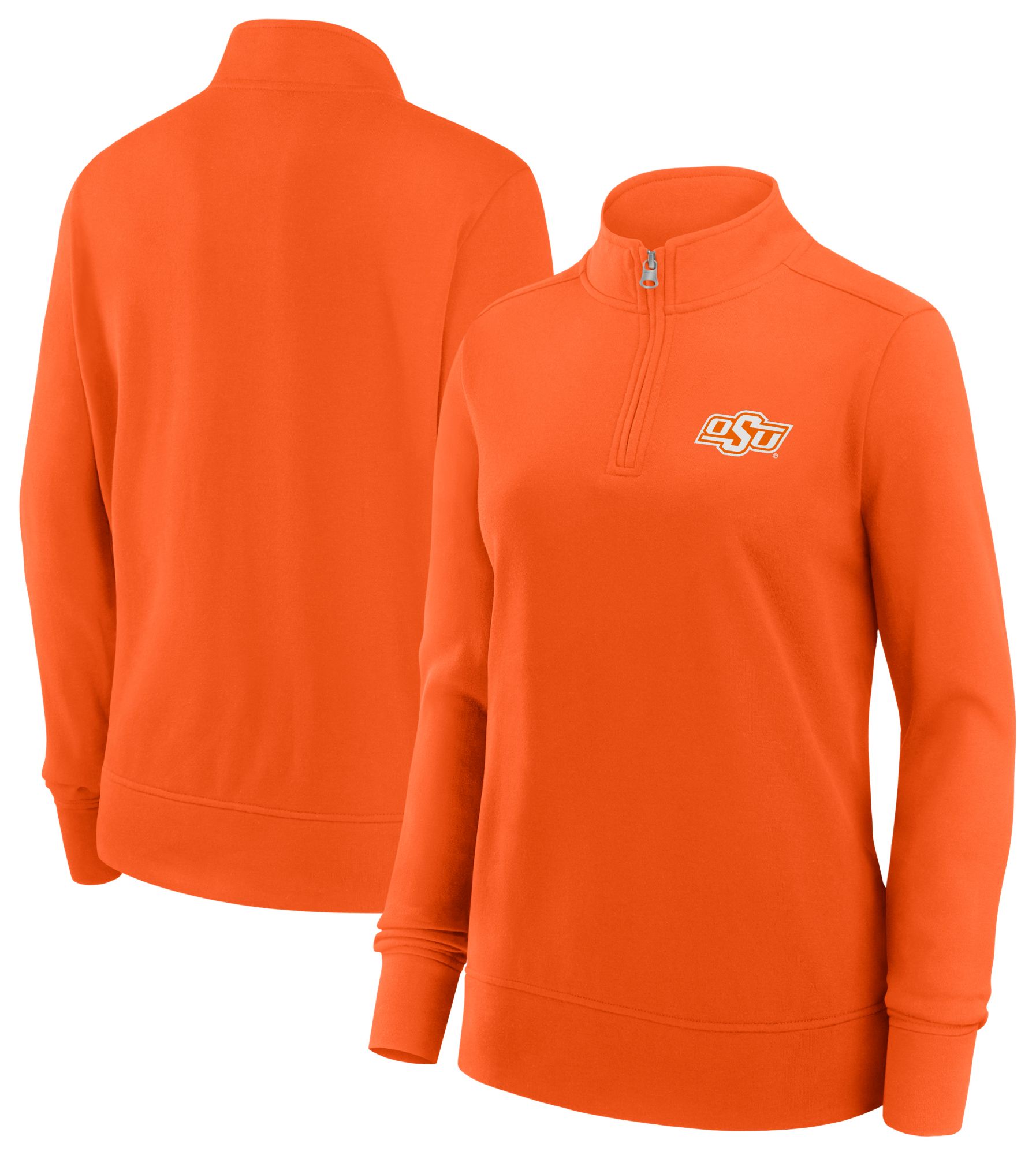 Logo Athletic Women's Oklahoma State Cowboys Orange Terry Logo Quarter-Zip product image