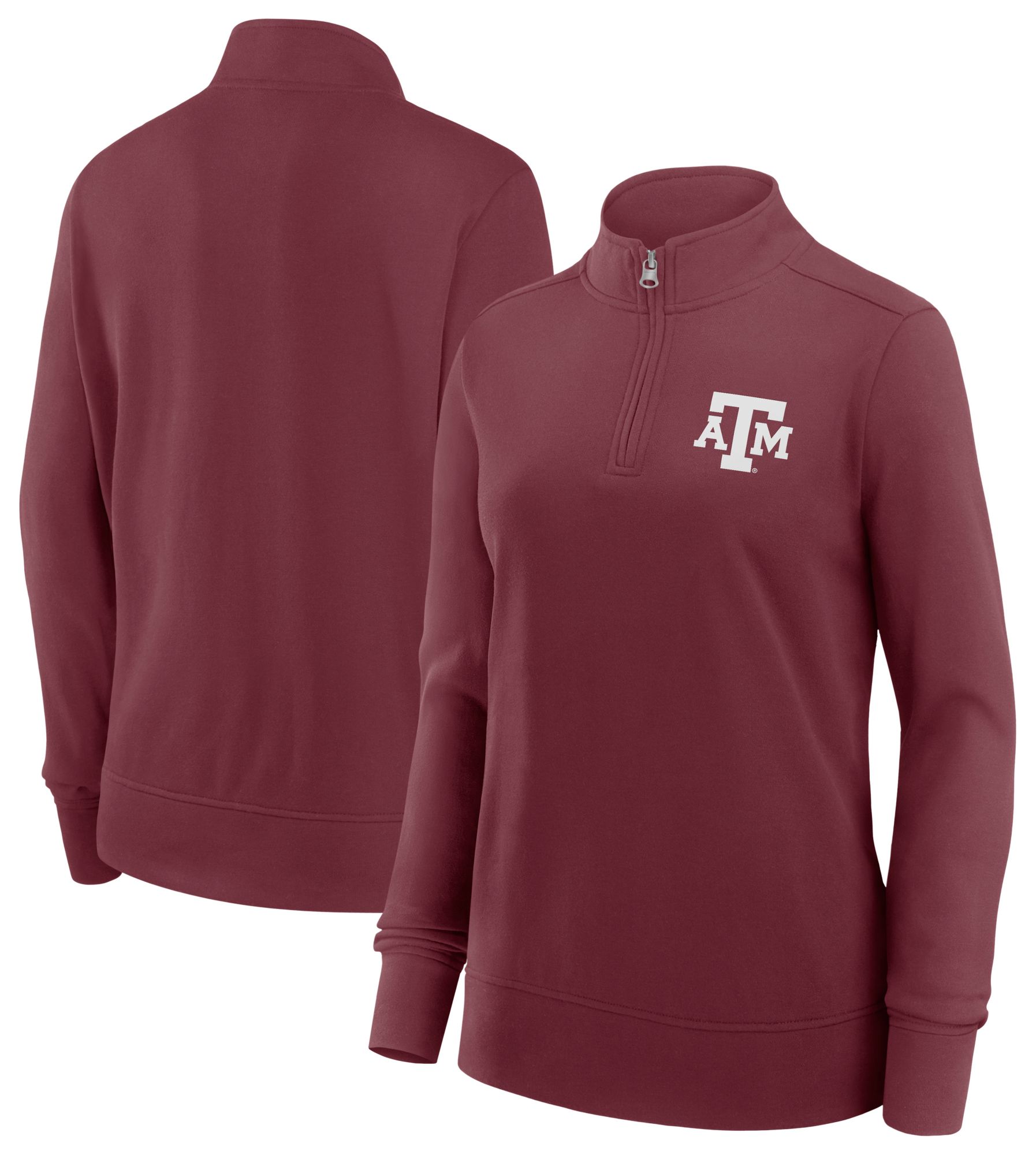 Logo Athletic Women's Texas A&M Aggies Maroon Terry Logo Quarter-Zip product image