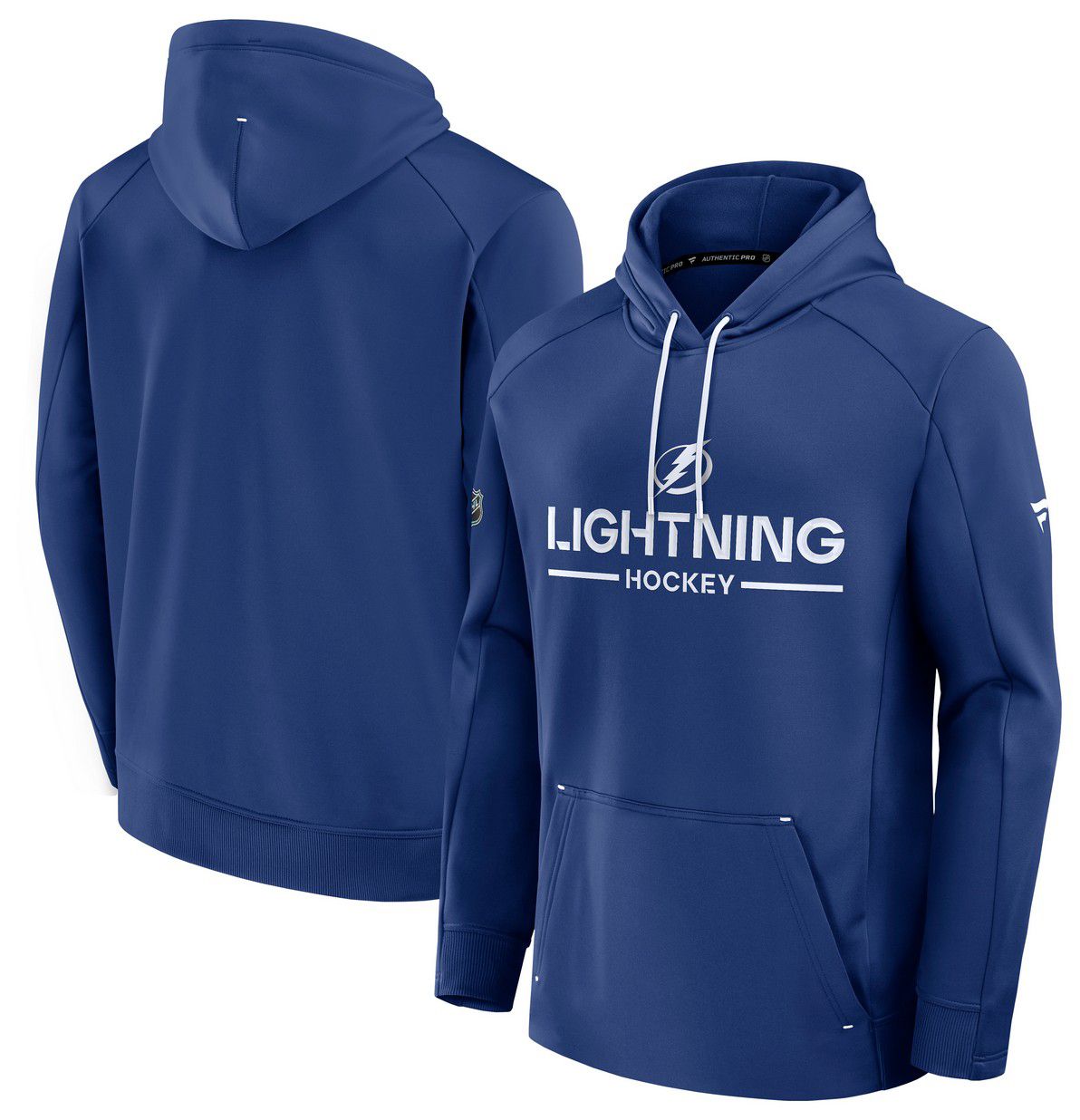 NHL Men's Tampa Bay Lightning Blue Authentic Pro Rink Pullover Hoodie product image