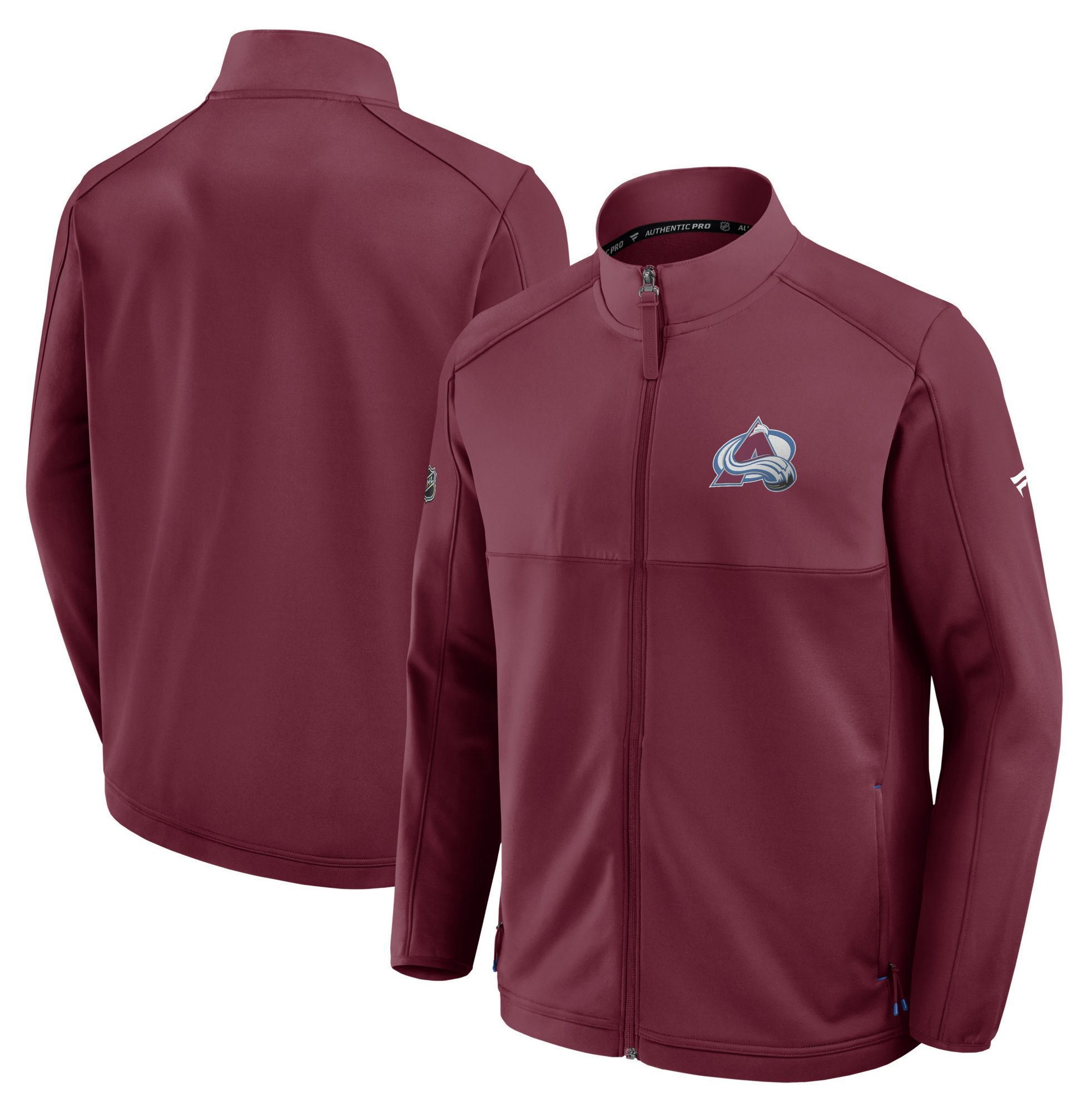 NHL Men's Colorado Avalanche Maroon Full-Zip Fleece Jacket product image