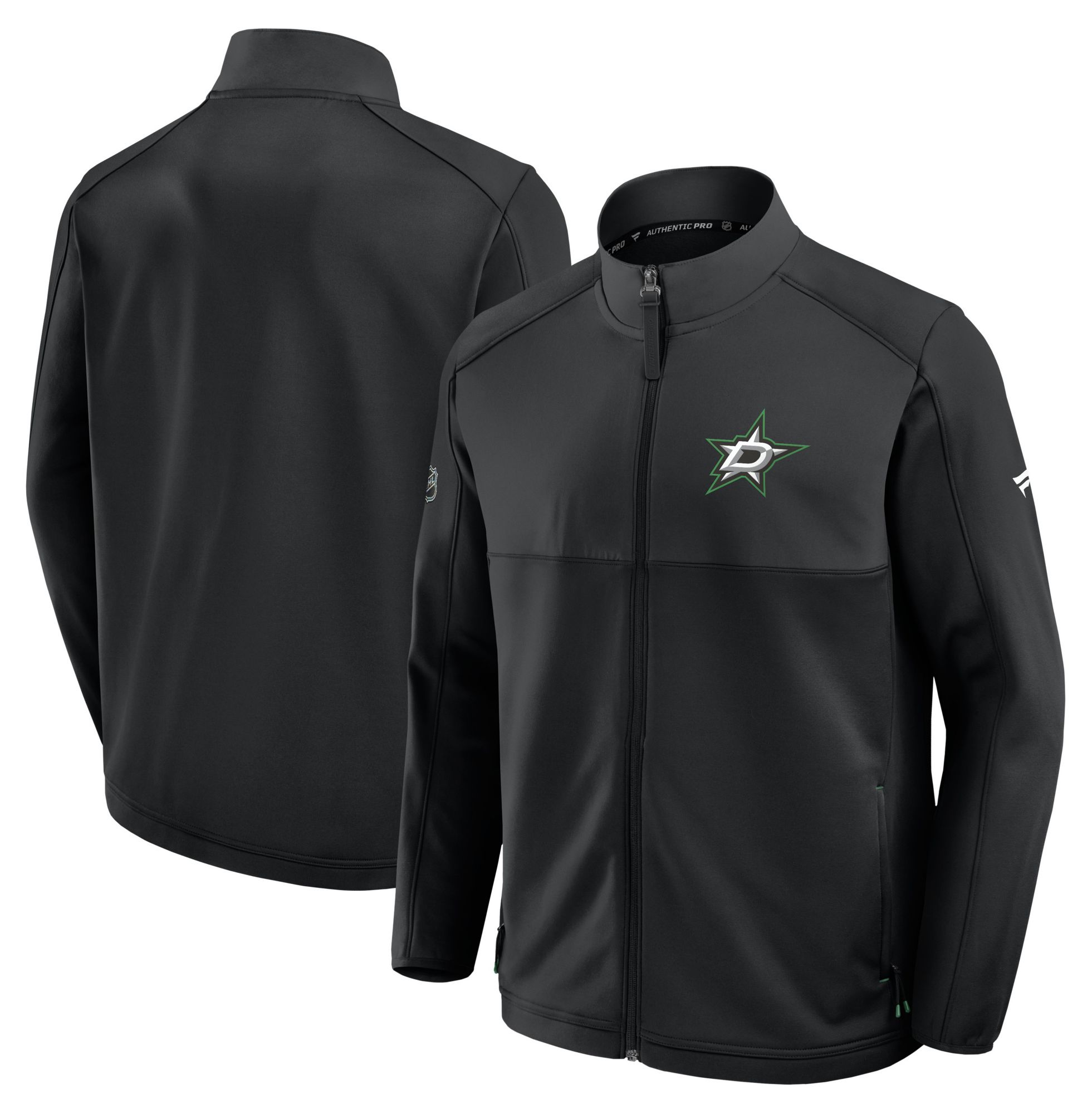 NHL Men's Dallas Stars Black Full-Zip Fleece Jacket product image