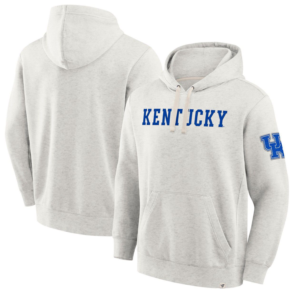 NCAA Men's Kentucky Wildcats Oatmeal Heritage Fleece Pullover Hoodie product image