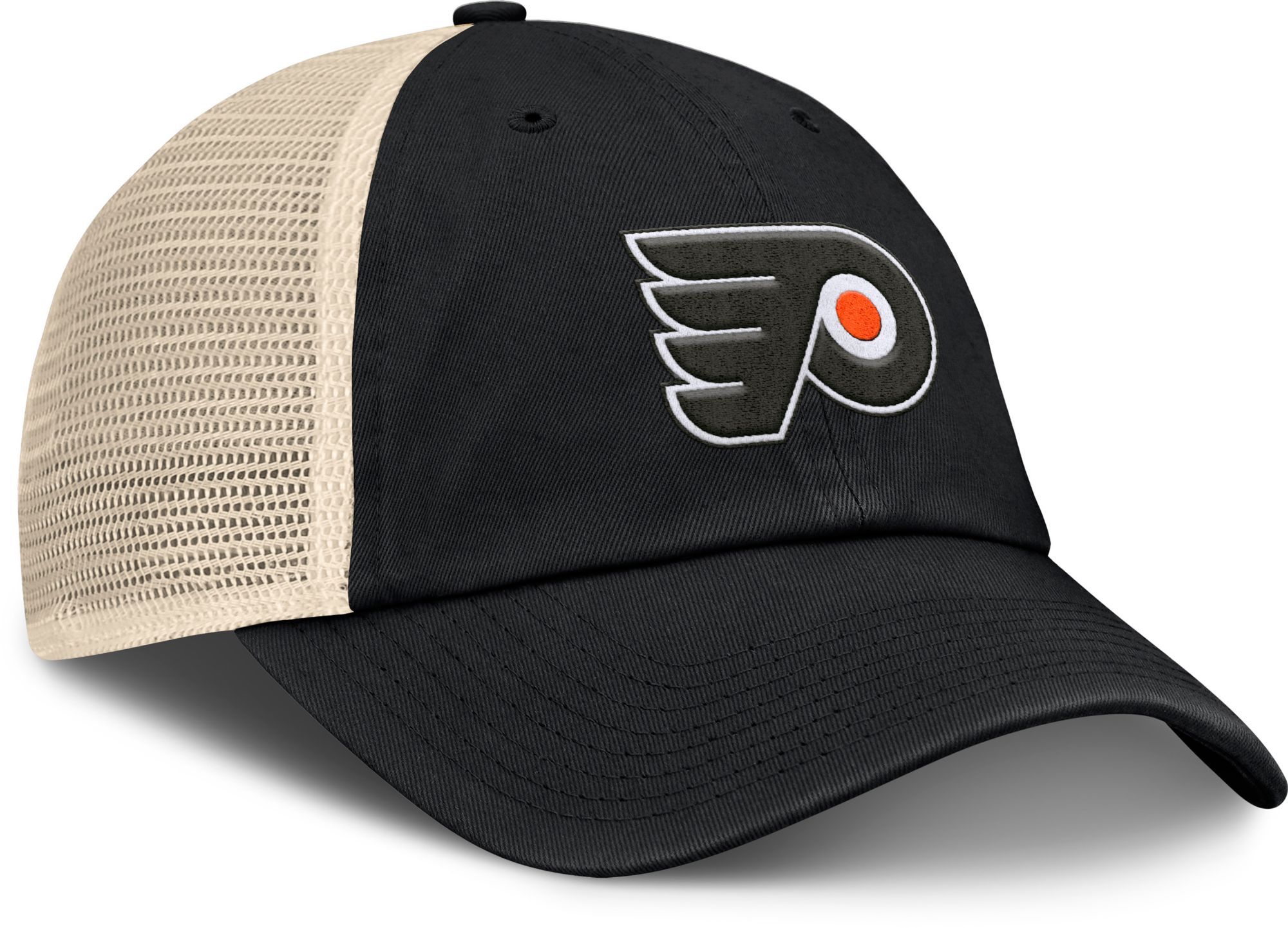 NHL Adult Philadelphia Flyers Black Structured Curve Adjustable Hat product image