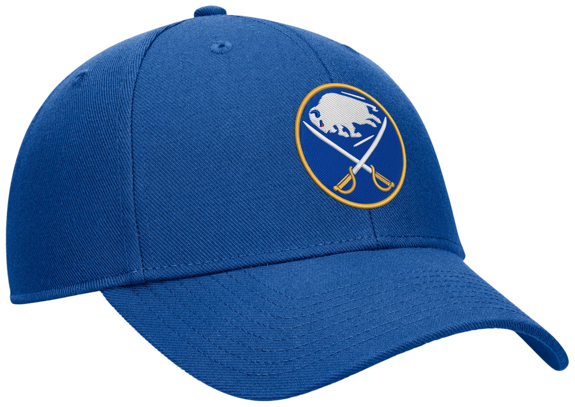NHL Adult Buffalo Sabres Royal Structured Curve Adjustable Hat product image