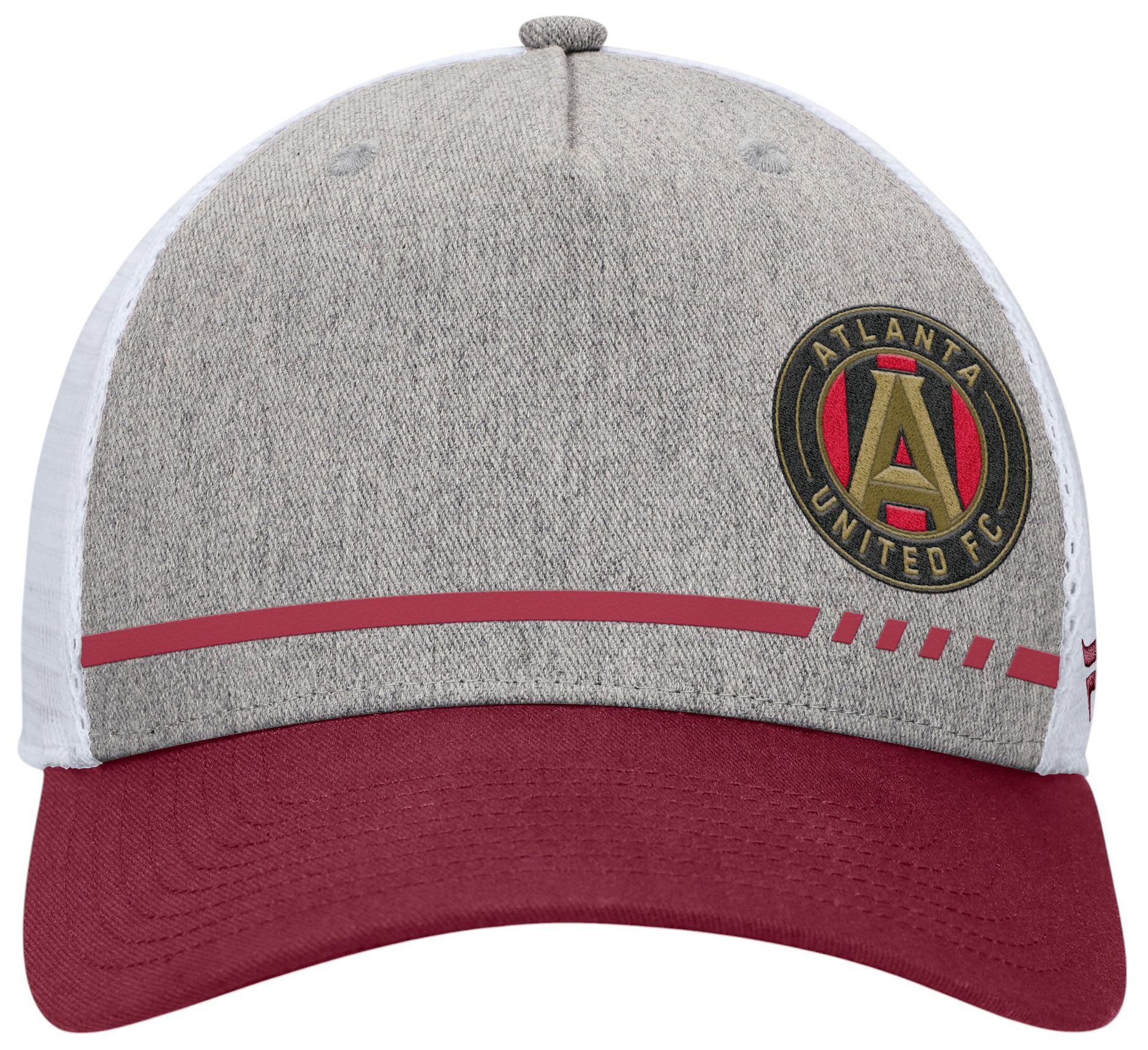 MLS Adult Atlanta United Low Block Grey Trucker Adjustable Hat product image