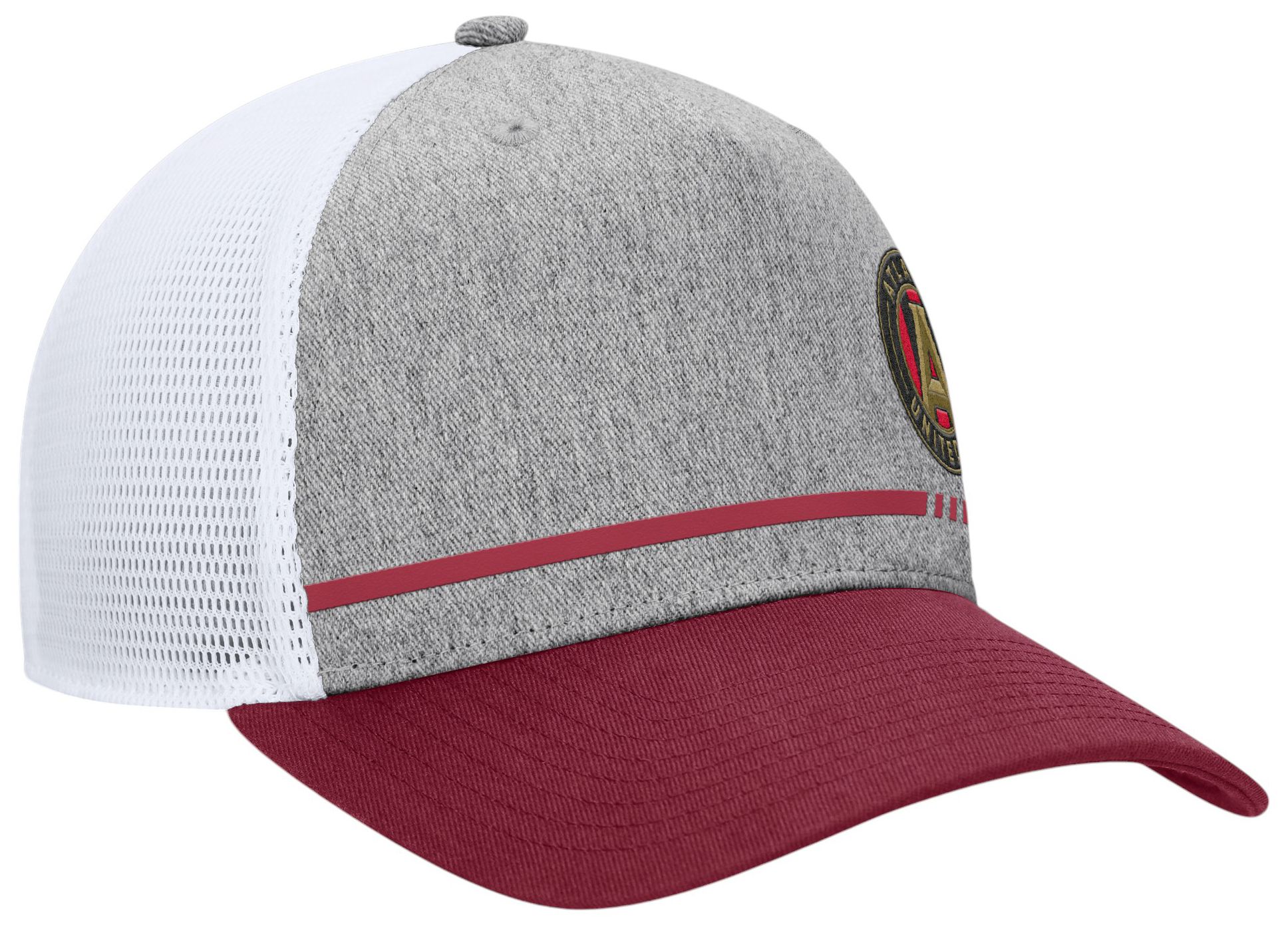 MLS Adult Atlanta United Low Block Grey Trucker Adjustable Hat product image