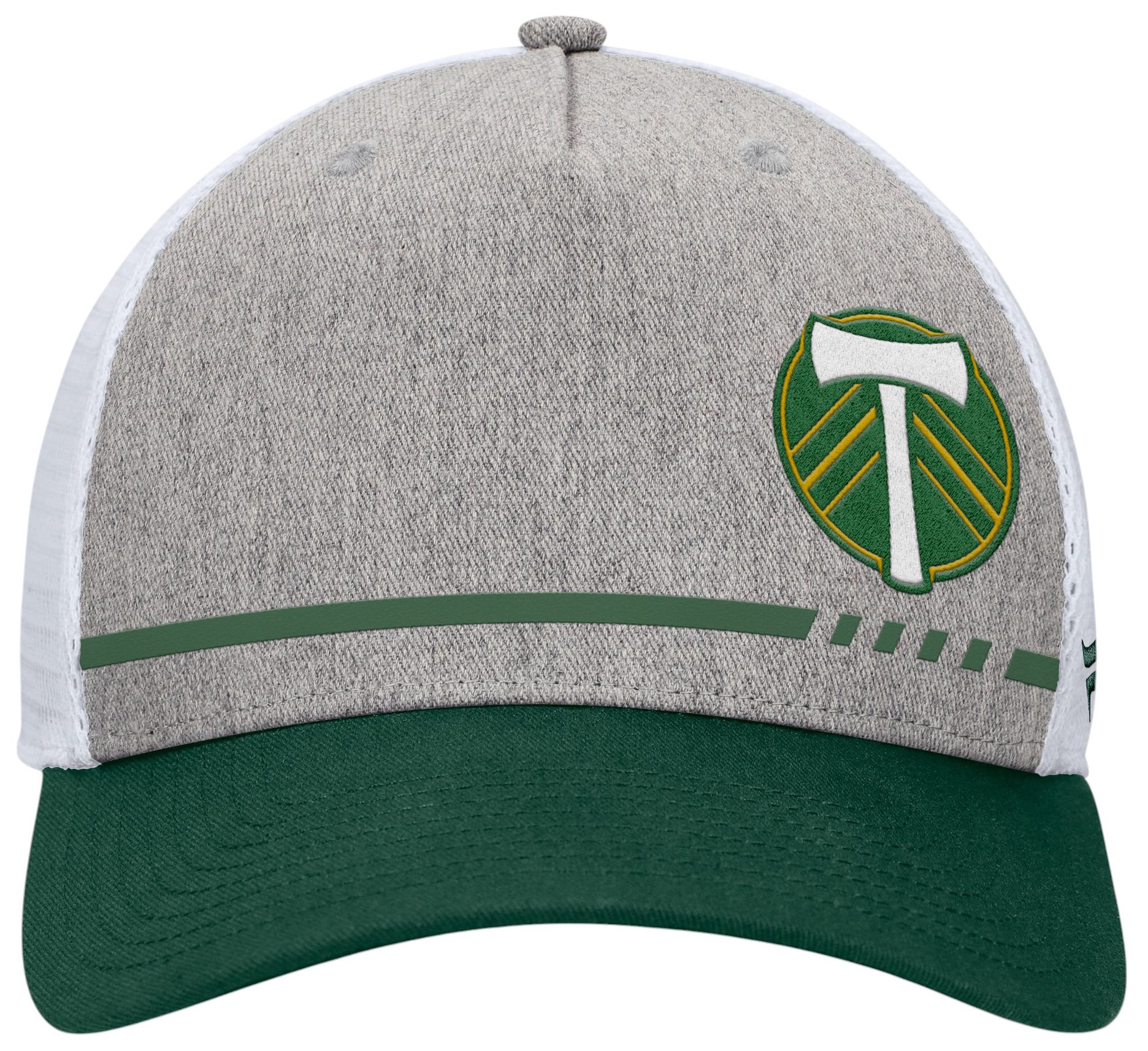 MLS Adult Portland Timbers Low Block Grey Trucker Adjustable Hat product image