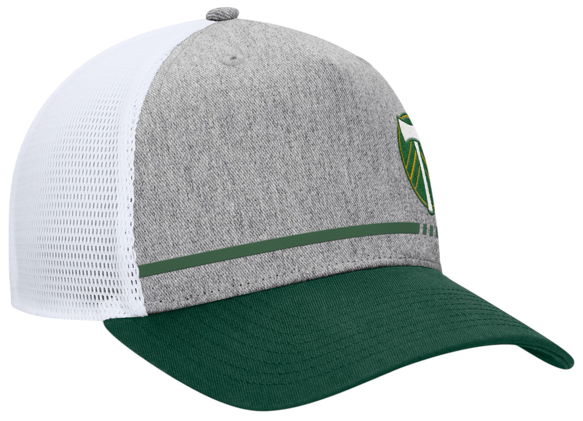 MLS Adult Portland Timbers Low Block Grey Trucker Adjustable Hat product image