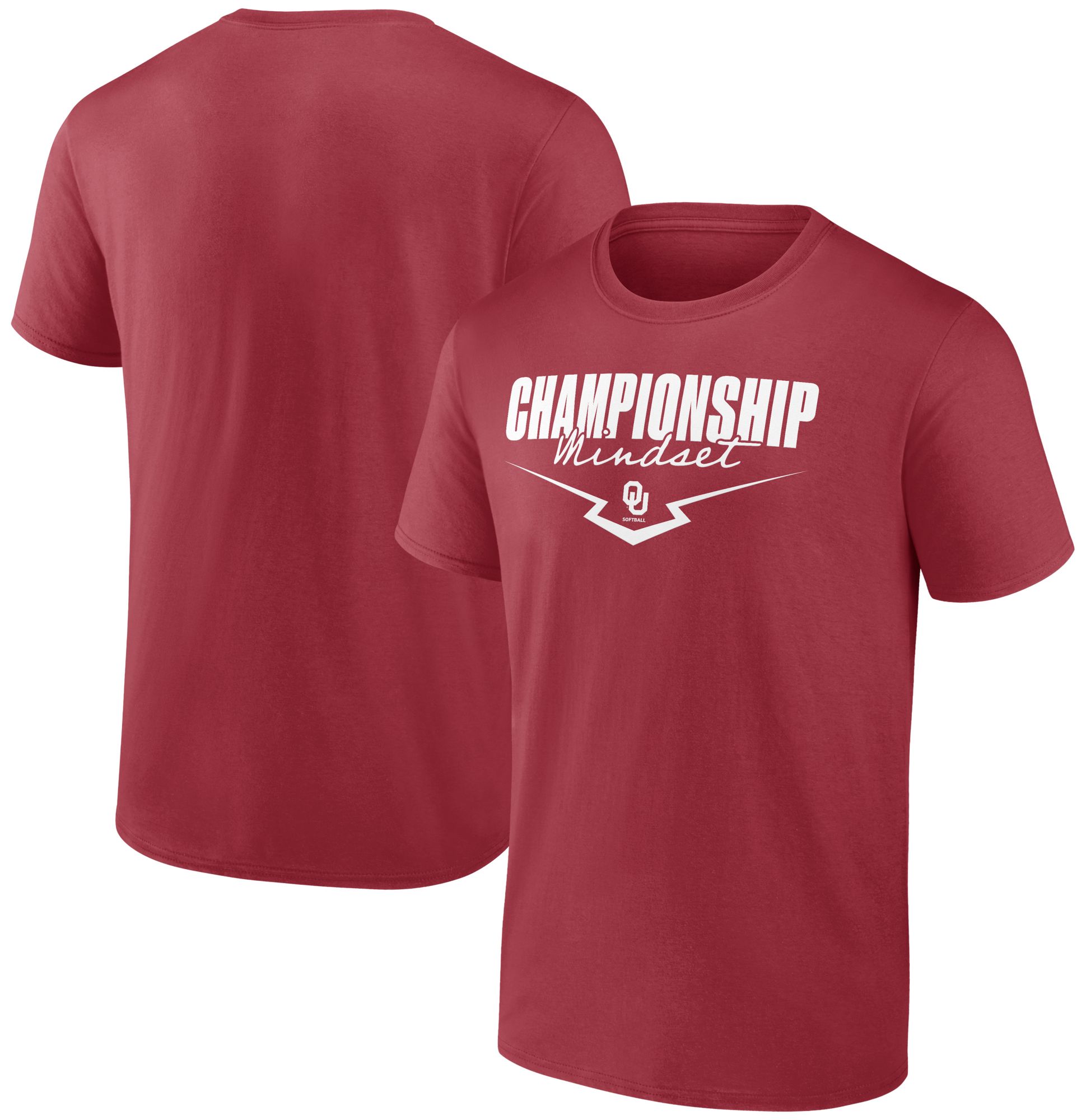 NCAA Men's Oklahoma Sooners Cardinal Softball Fan T-Shirt product image