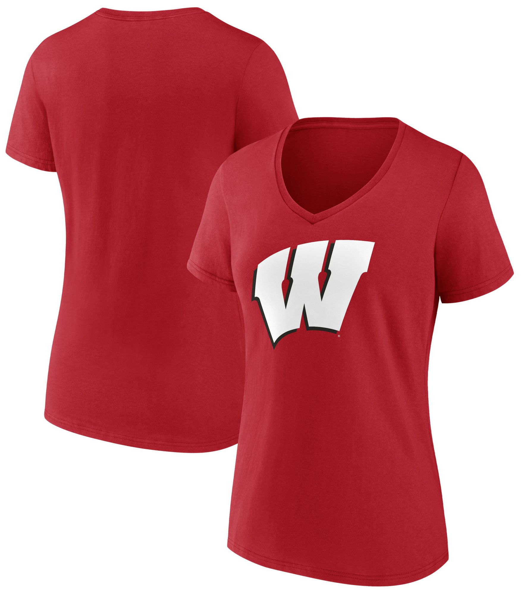 NCAA Women's Wisconsin Badgers Red Promo Short Sleeve T-Shirt product image