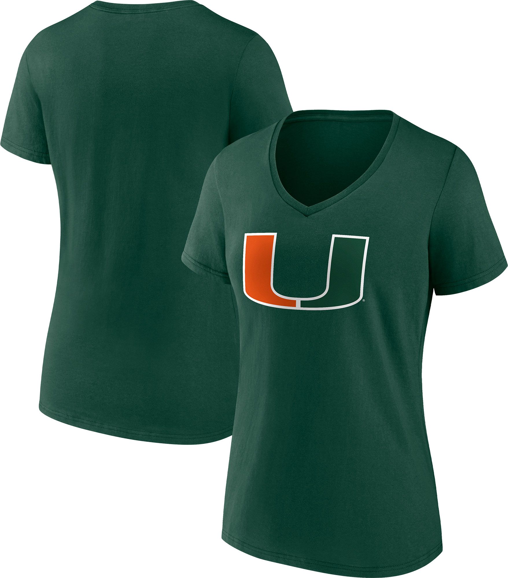 NCAA Women's Miami Hurricanes Dark Green Promo Short Sleeve T-Shirt product image