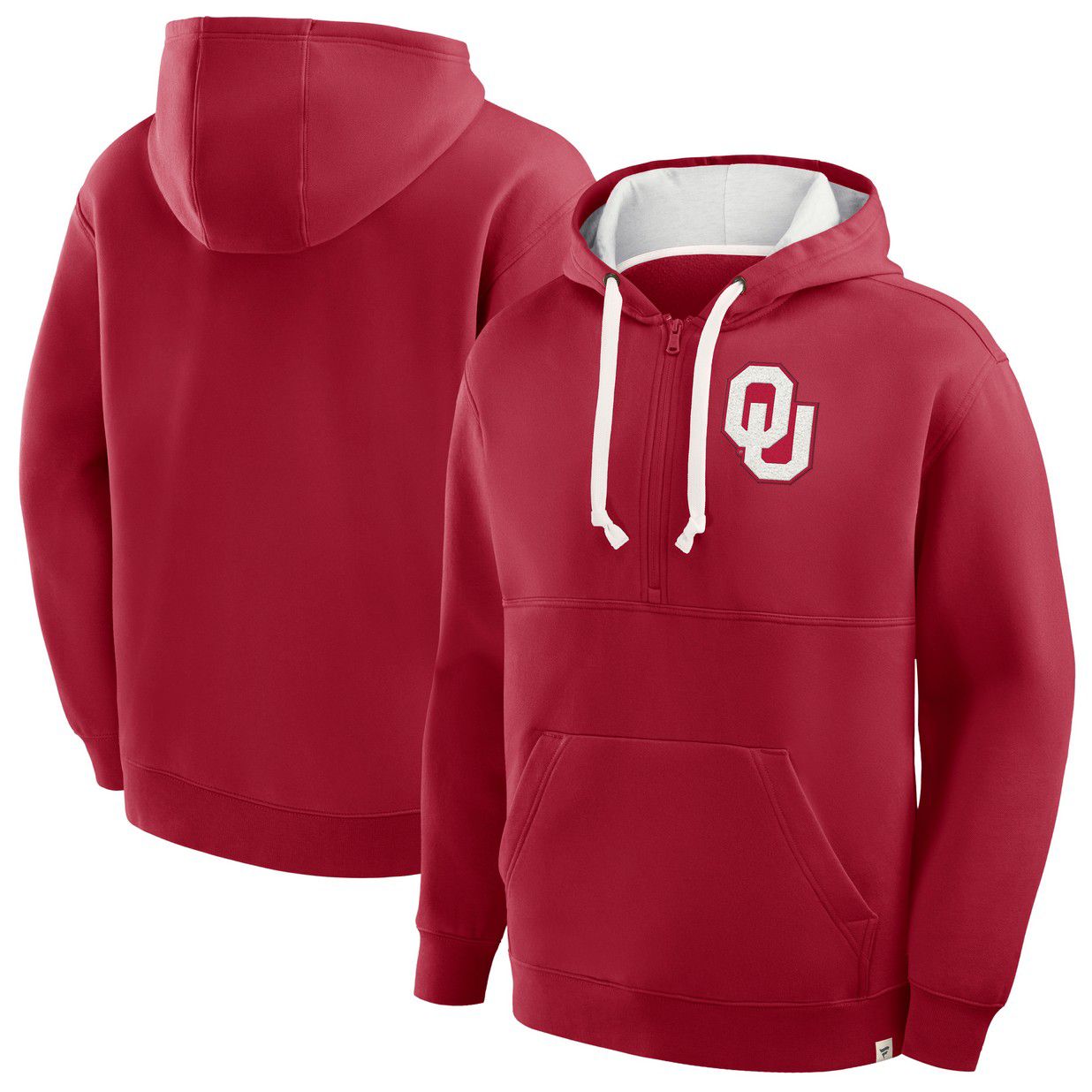 NCAA Men's Oklahoma Sooners Cardinal Quarter-Zip Hoodie product image