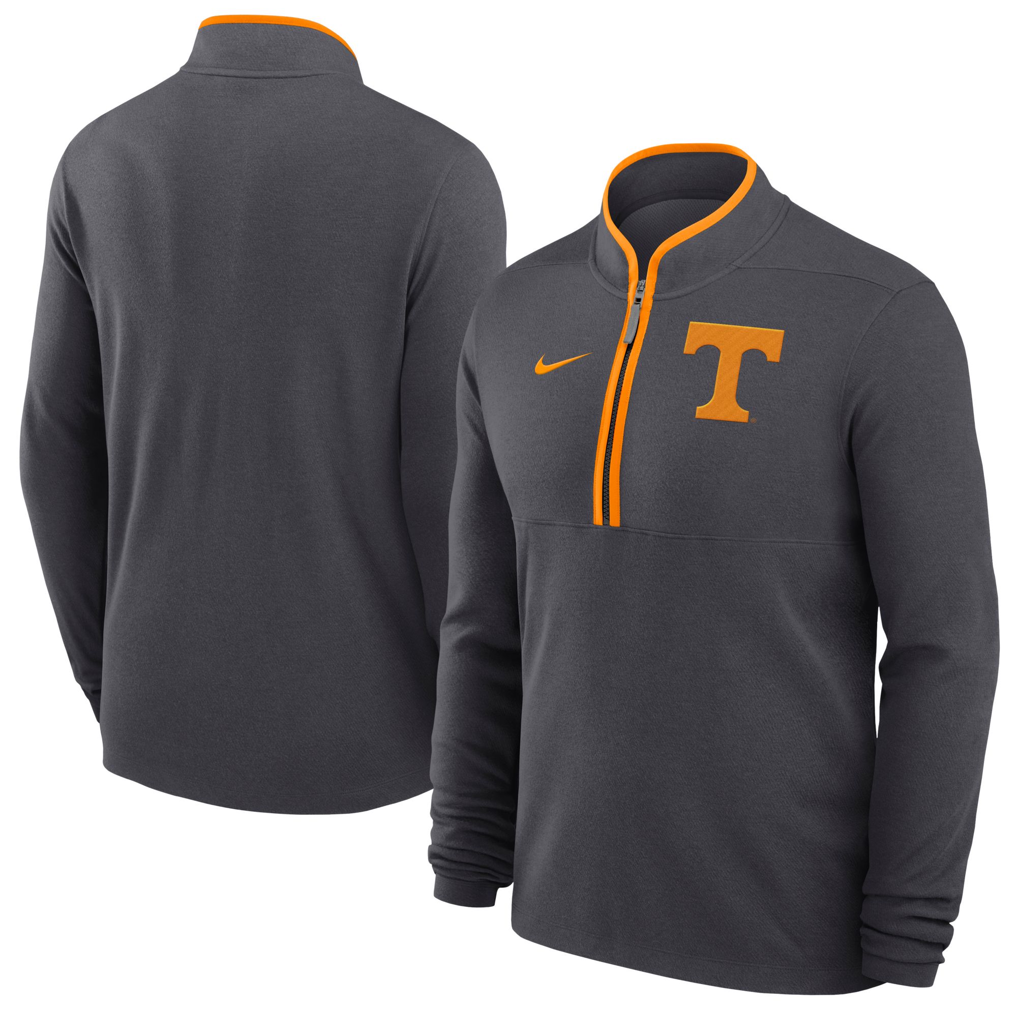 Nike Men's Tennessee Volunteers Anthracite Basketball Victory Half-Zip Pullover product image