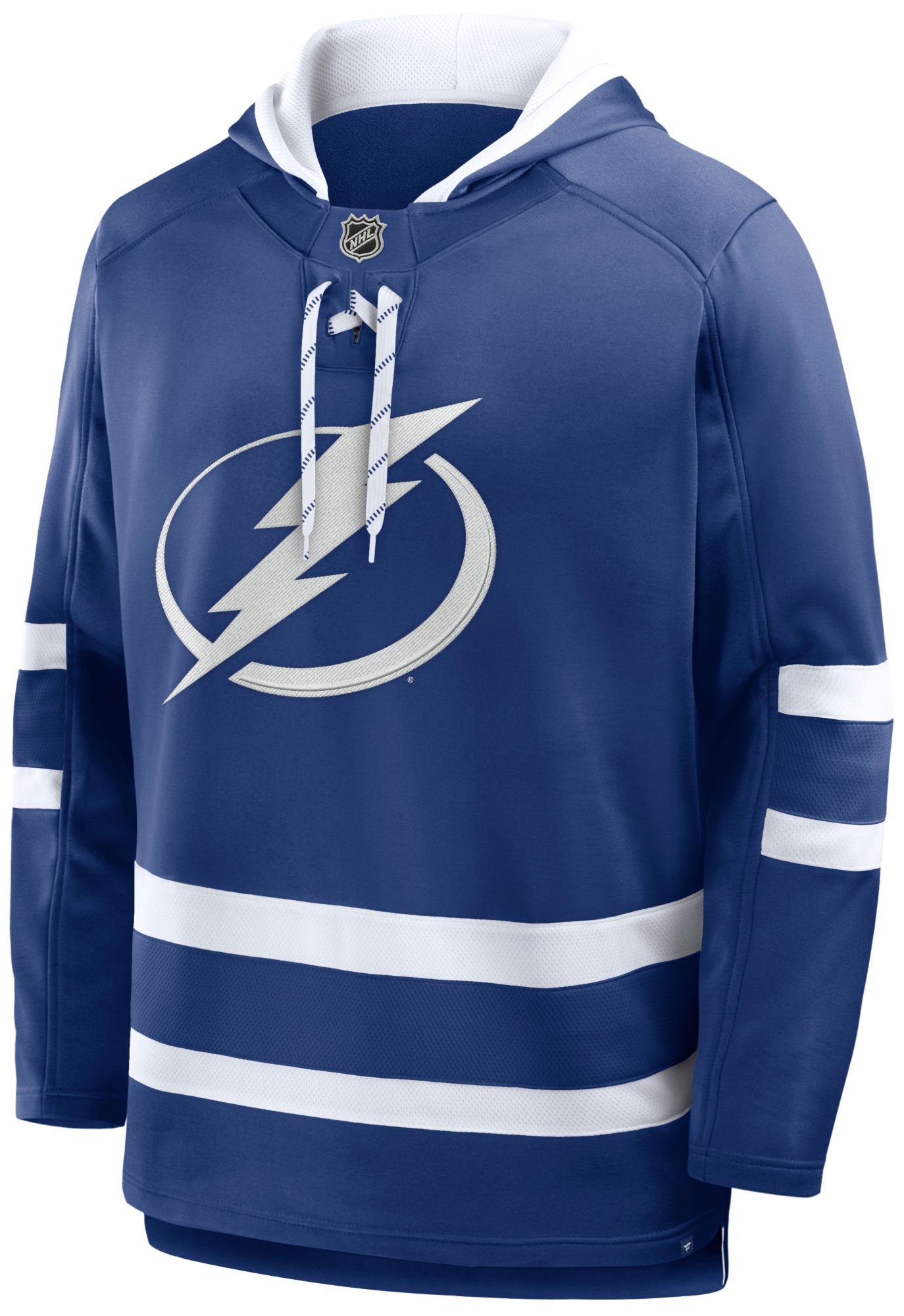 NHL Men's Tampa Bay Lightning Blue Laceup Pullover Hoodie product image
