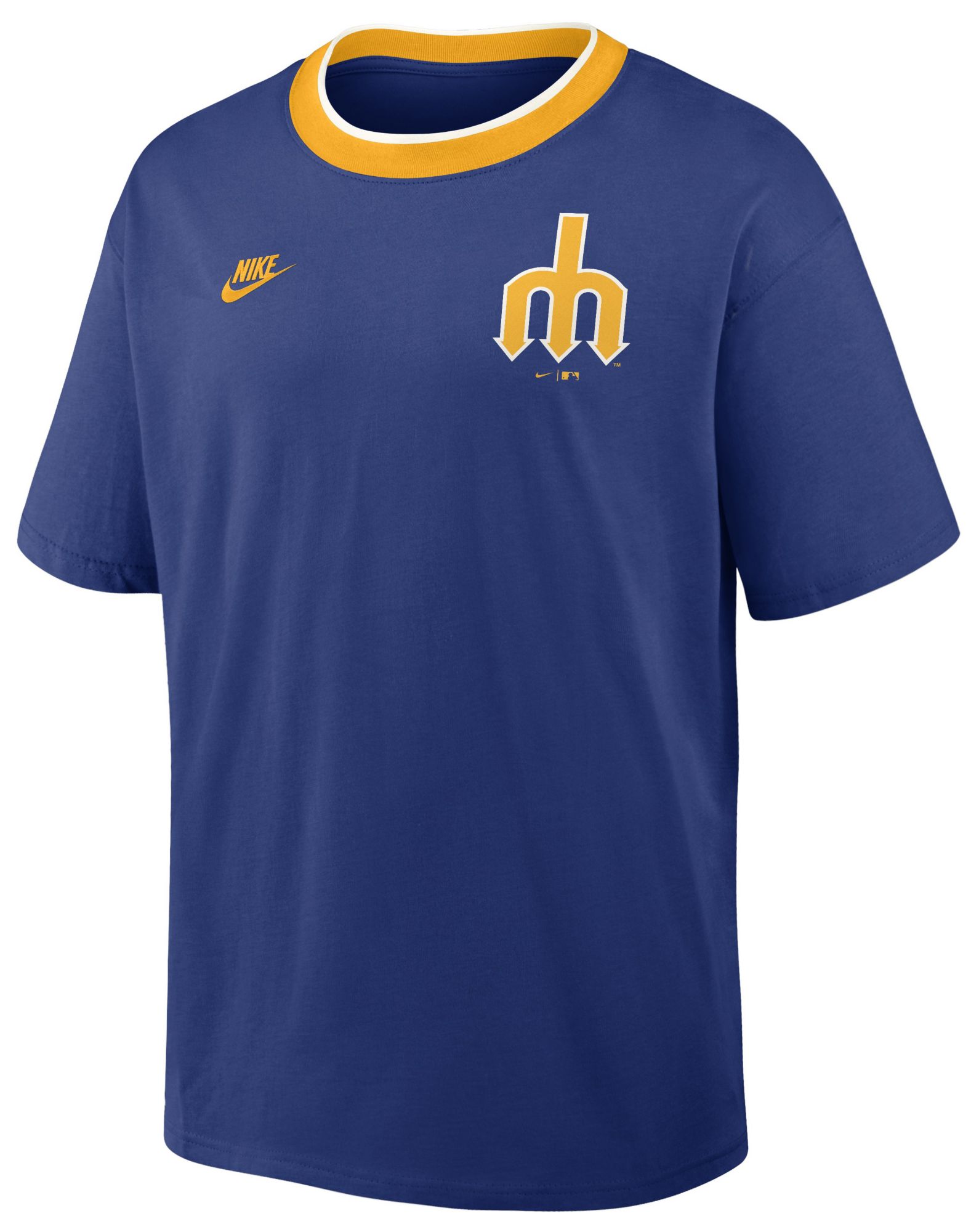 Nike Men's Seattle Mariners Blue Cooperstown Air Fit T-Shirt product image