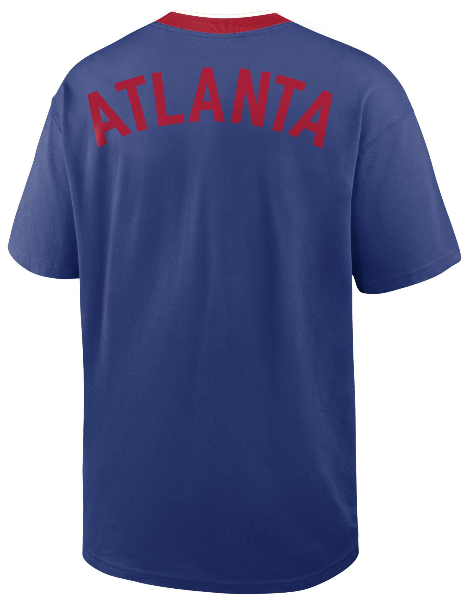 Nike Men's Atlanta Braves Blue Cooperstown Air Fit T-Shirt product image