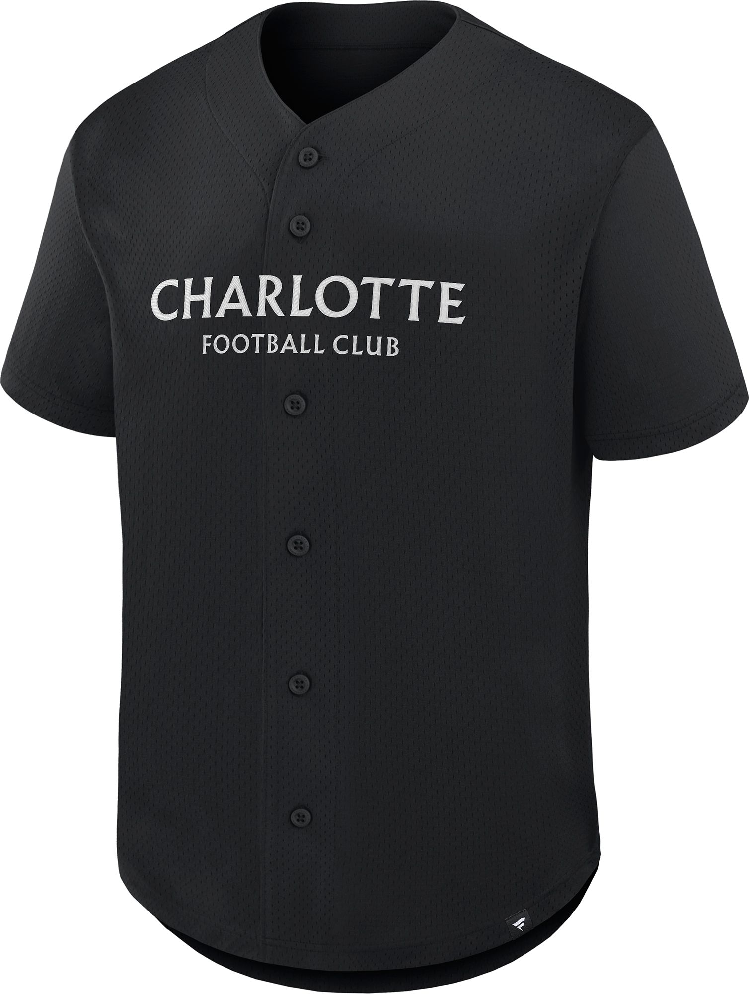 MLS Adult Charlotte FC Black Baseball Jersey product image