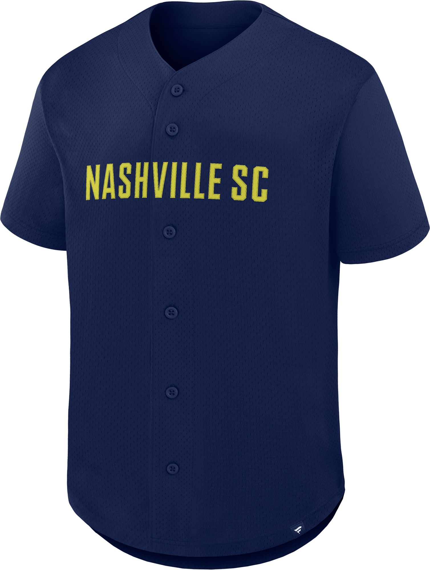 MLS Adult Nashville SC Athletic Navy Baseball Jersey product image