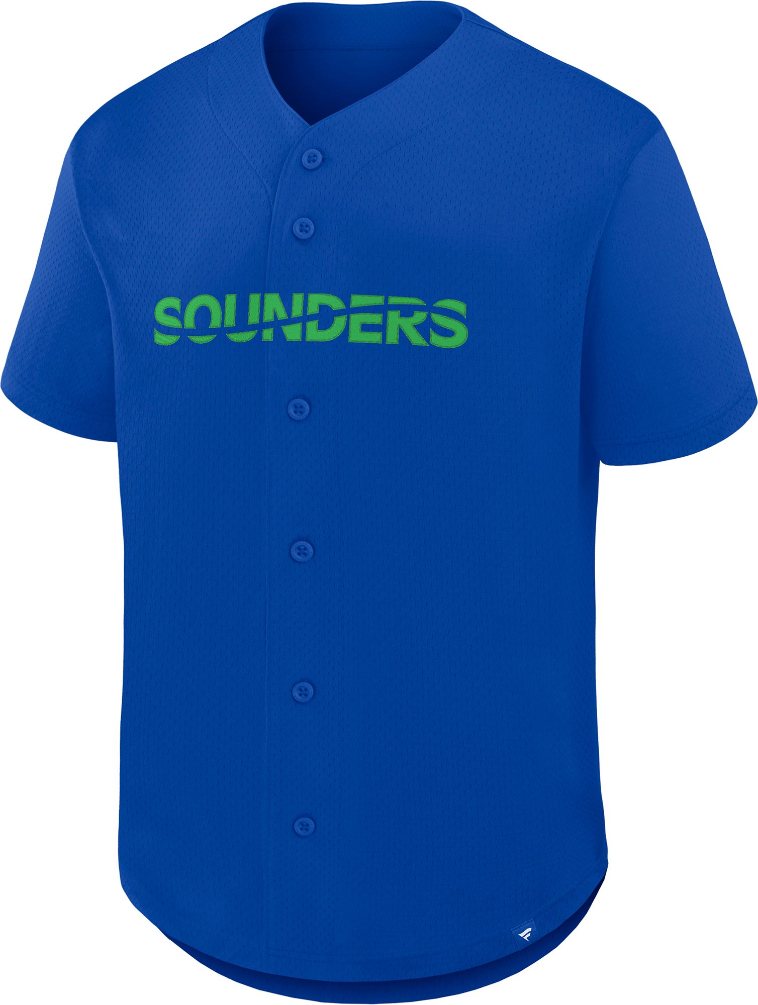 MLS Adult Seattle Sounders Game Royal Baseball Jersey product image