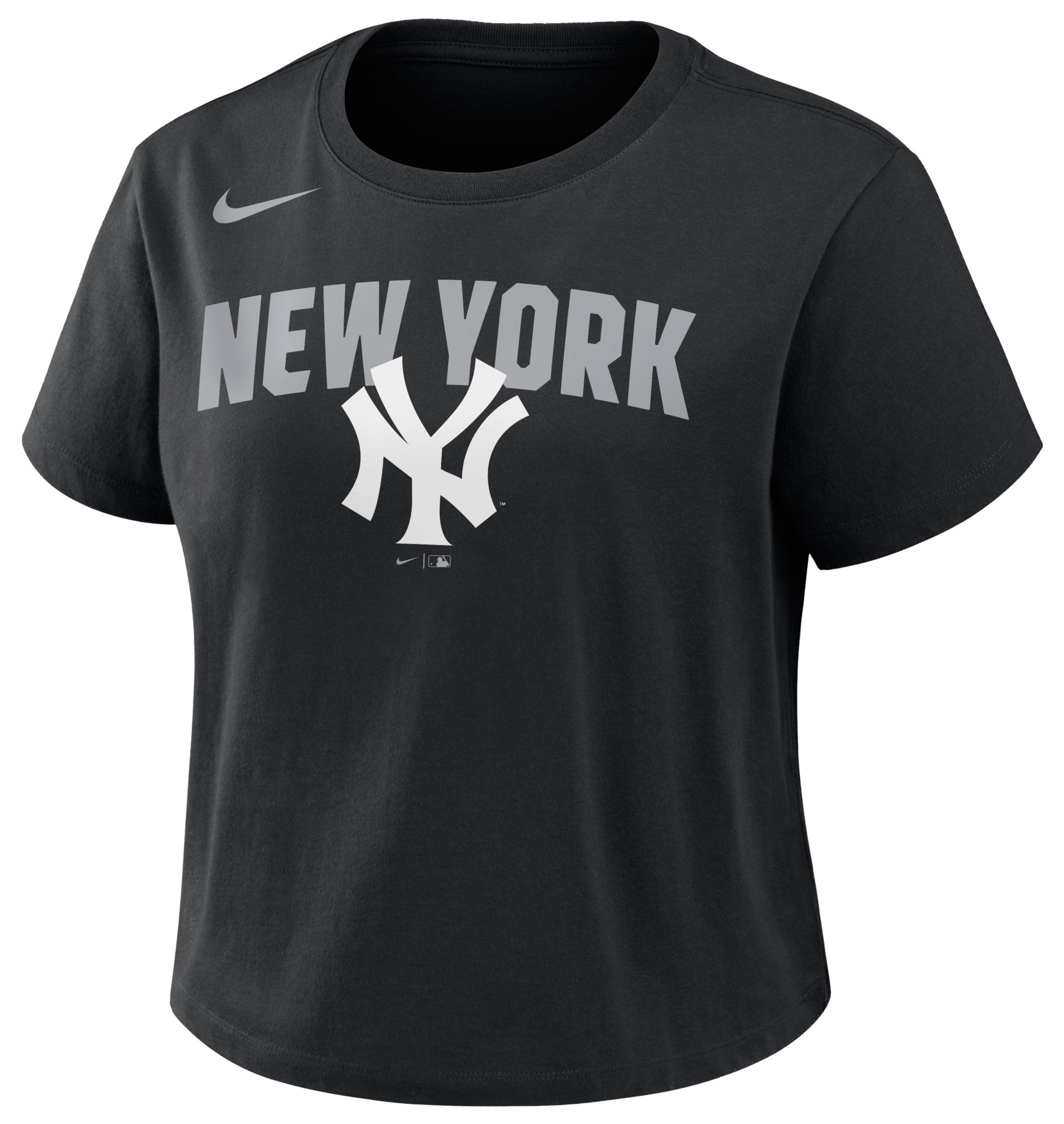 Nike Women's New York Yankees Black Cropped T-Shirt product image