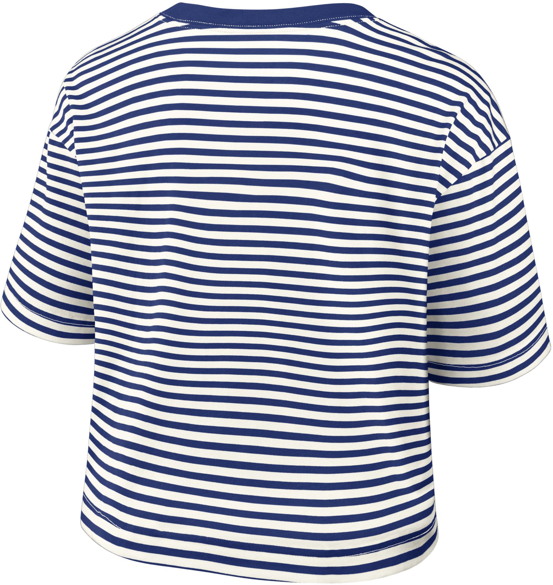 Nike Women's Los Angeles Dodgers Blue Cotton Striped T-Shirt product image
