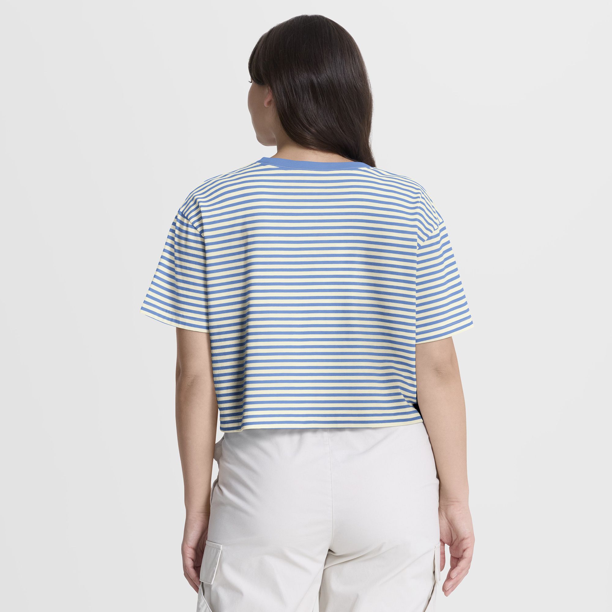 Nike Women's Philadelphia Phillies Blue Cotton Striped T-Shirt product image