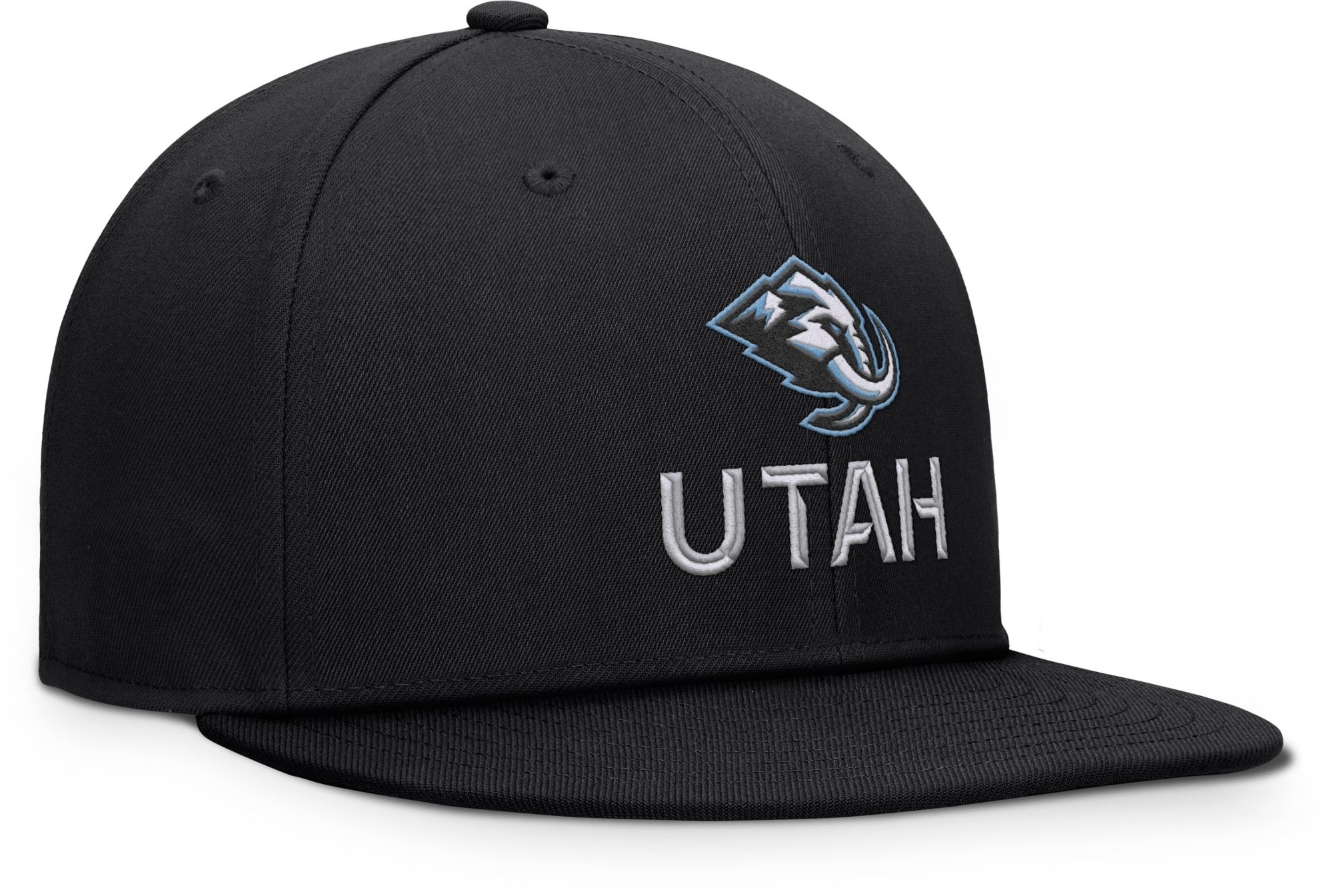 NHL Adult Utah Mammoth Black Rink Structured Adjustable Hat product image