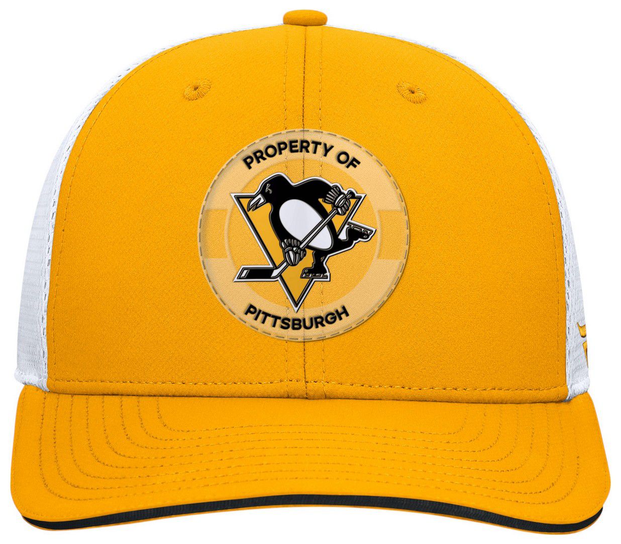 NHL Adult Pittsburgh Penguins Yellow Structured Adjustable Hat product image