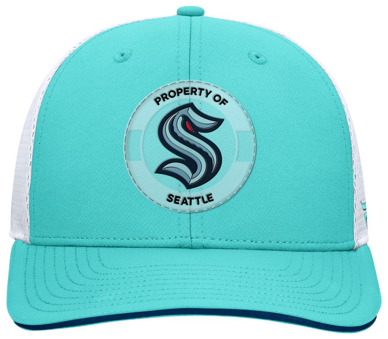 NHL Adult Seattle Kraken Light Blue Structured Adjustable Hat product image