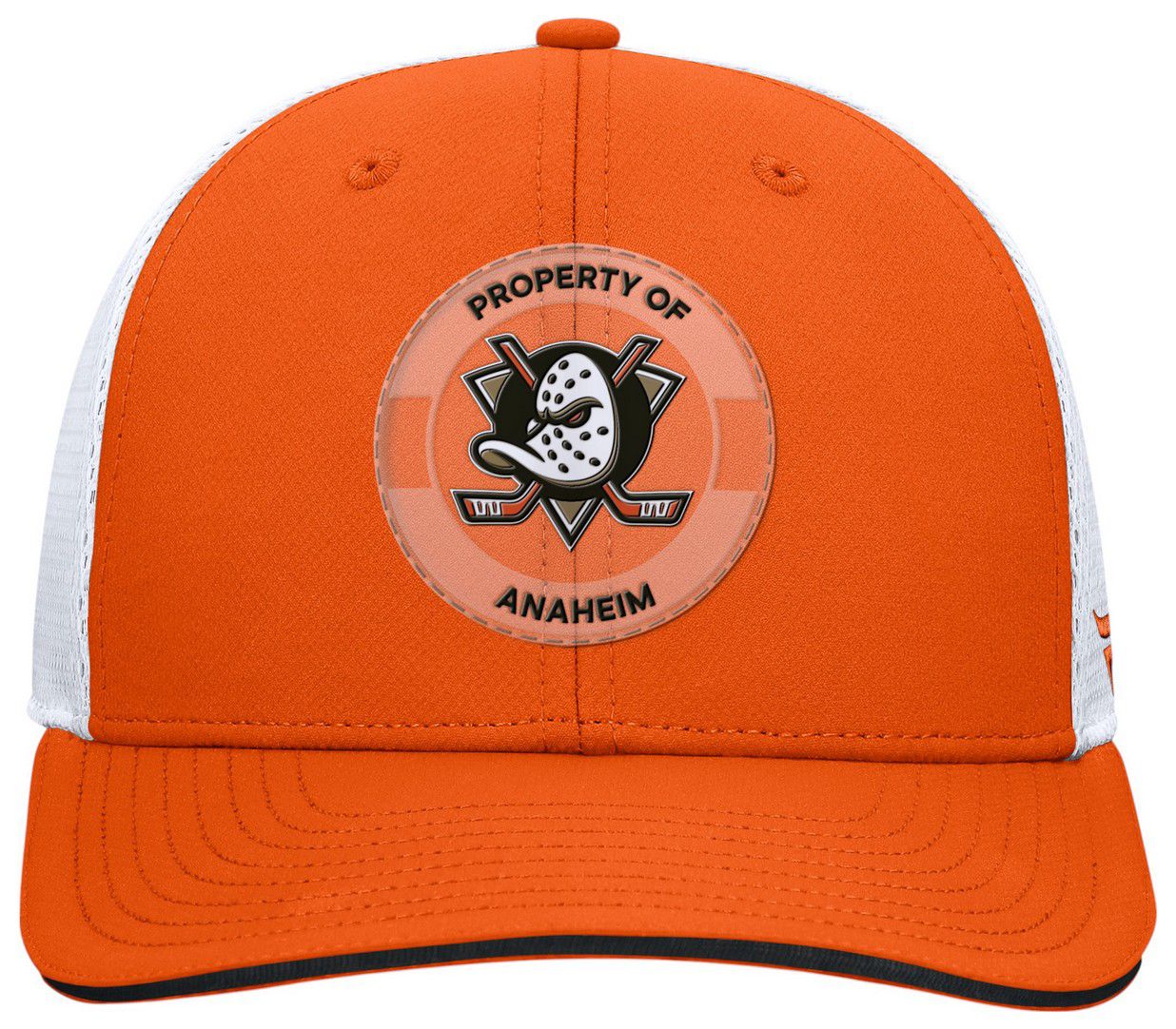 NHL Adult Anaheim Ducks Orange Structured Adjustable Hat product image
