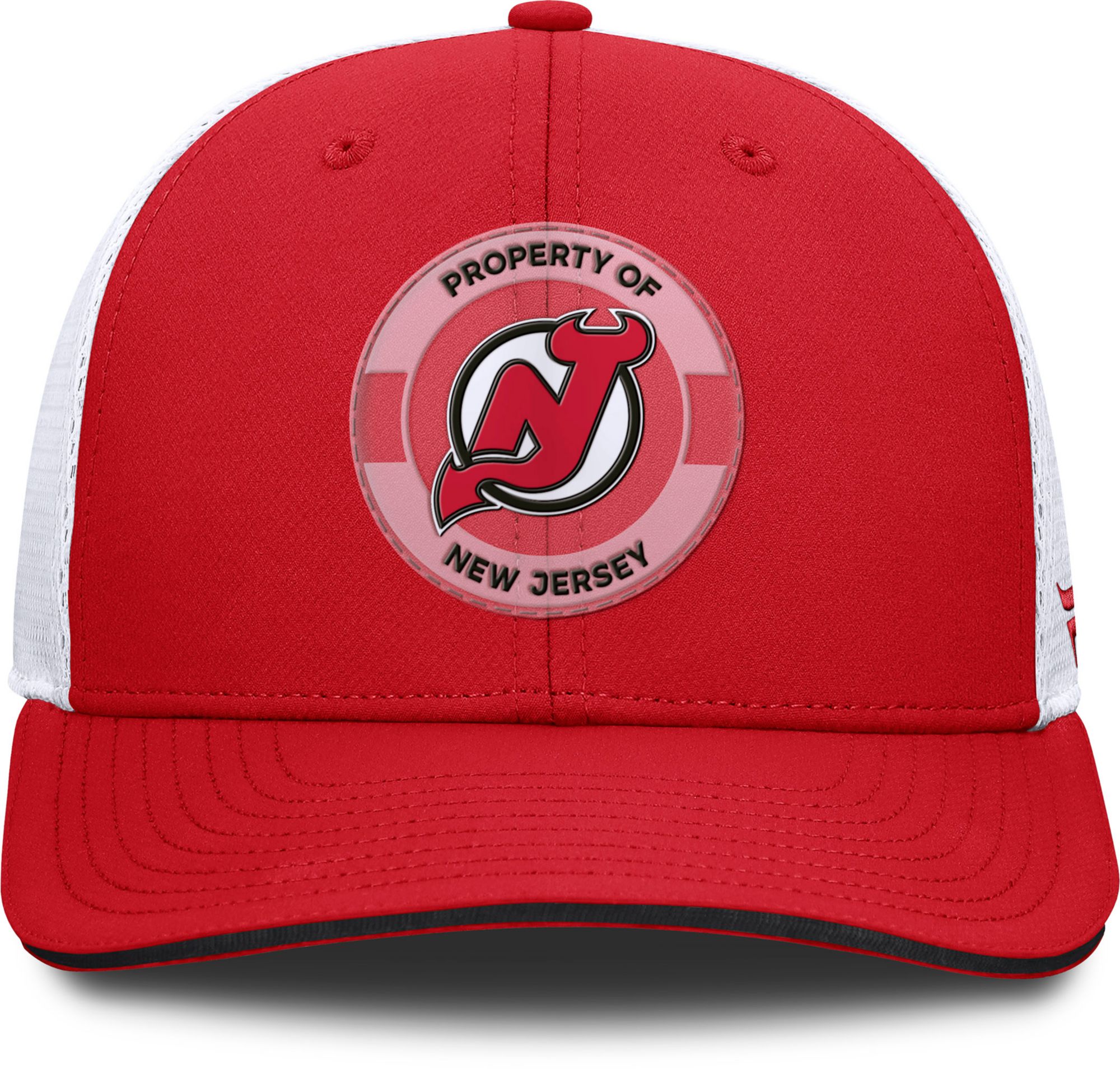 NHL Adult New Jersey Devils Red Structured Adjustable Hat product image