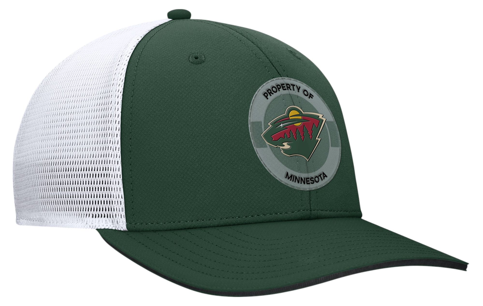 NHL Adult Minnesota Wild Green Structured Adjustable Hat product image
