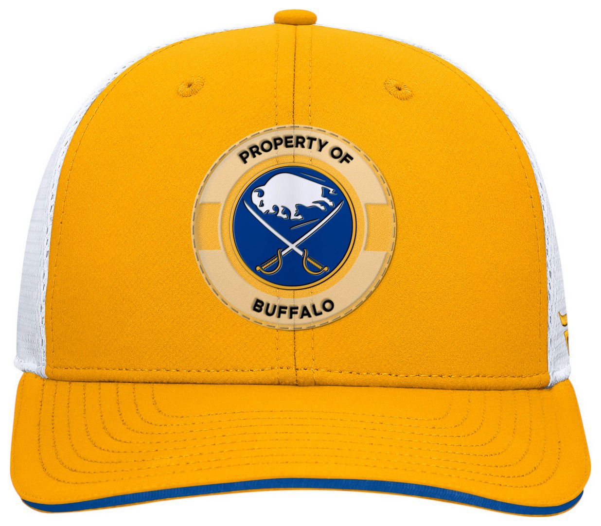 NHL Adult Buffalo Sabres Yellow Structured Adjustable Hat product image