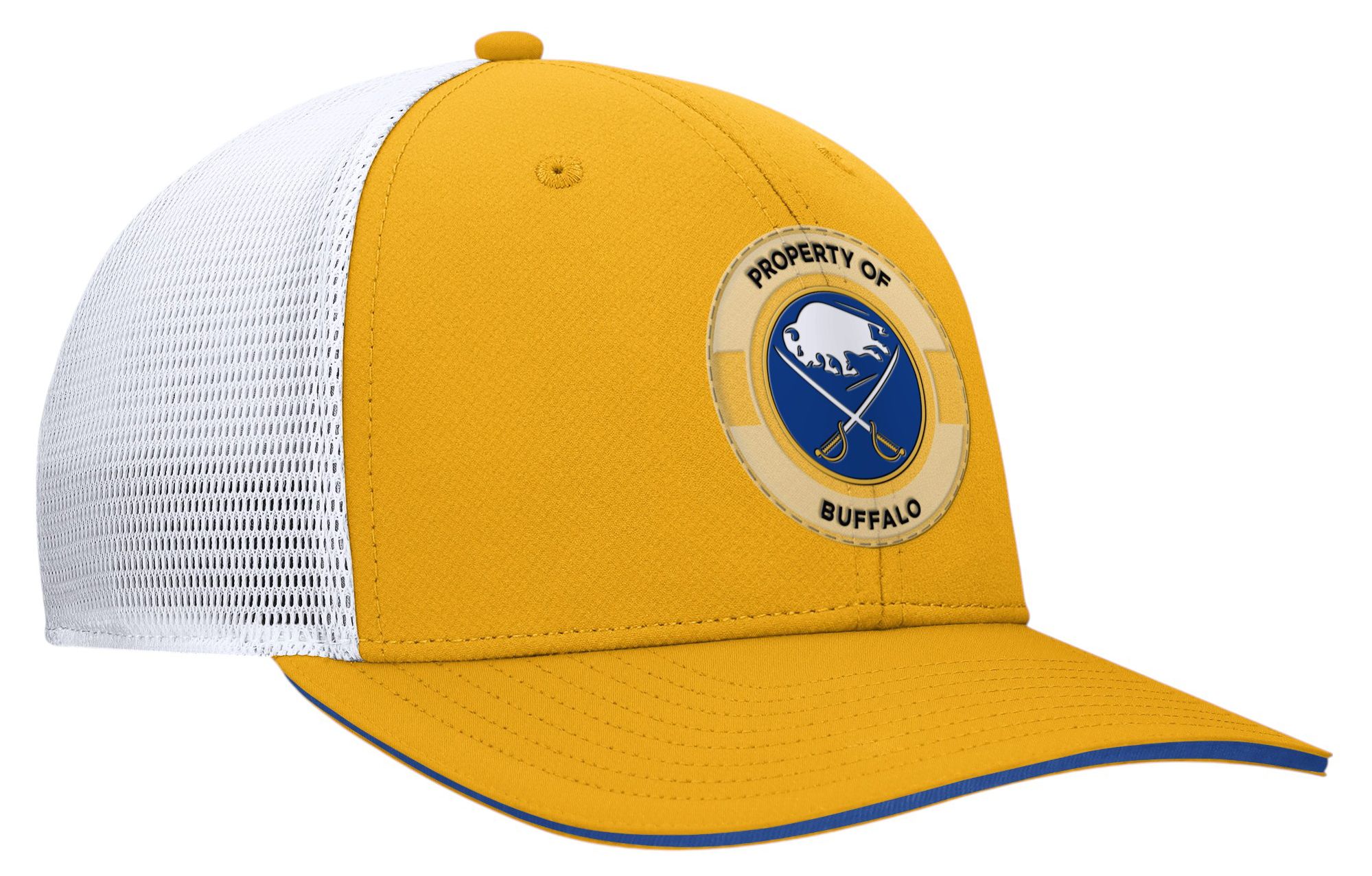 NHL Adult Buffalo Sabres Yellow Structured Adjustable Hat product image