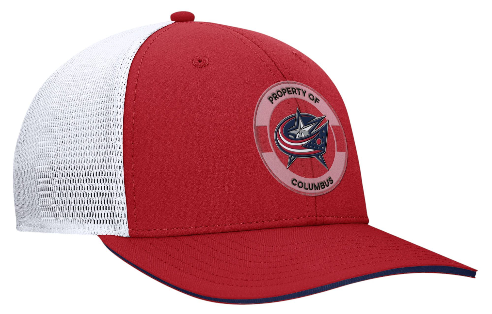 NHL Adult Columbus Blue Jackets Red Structured Adjustable Hat product image