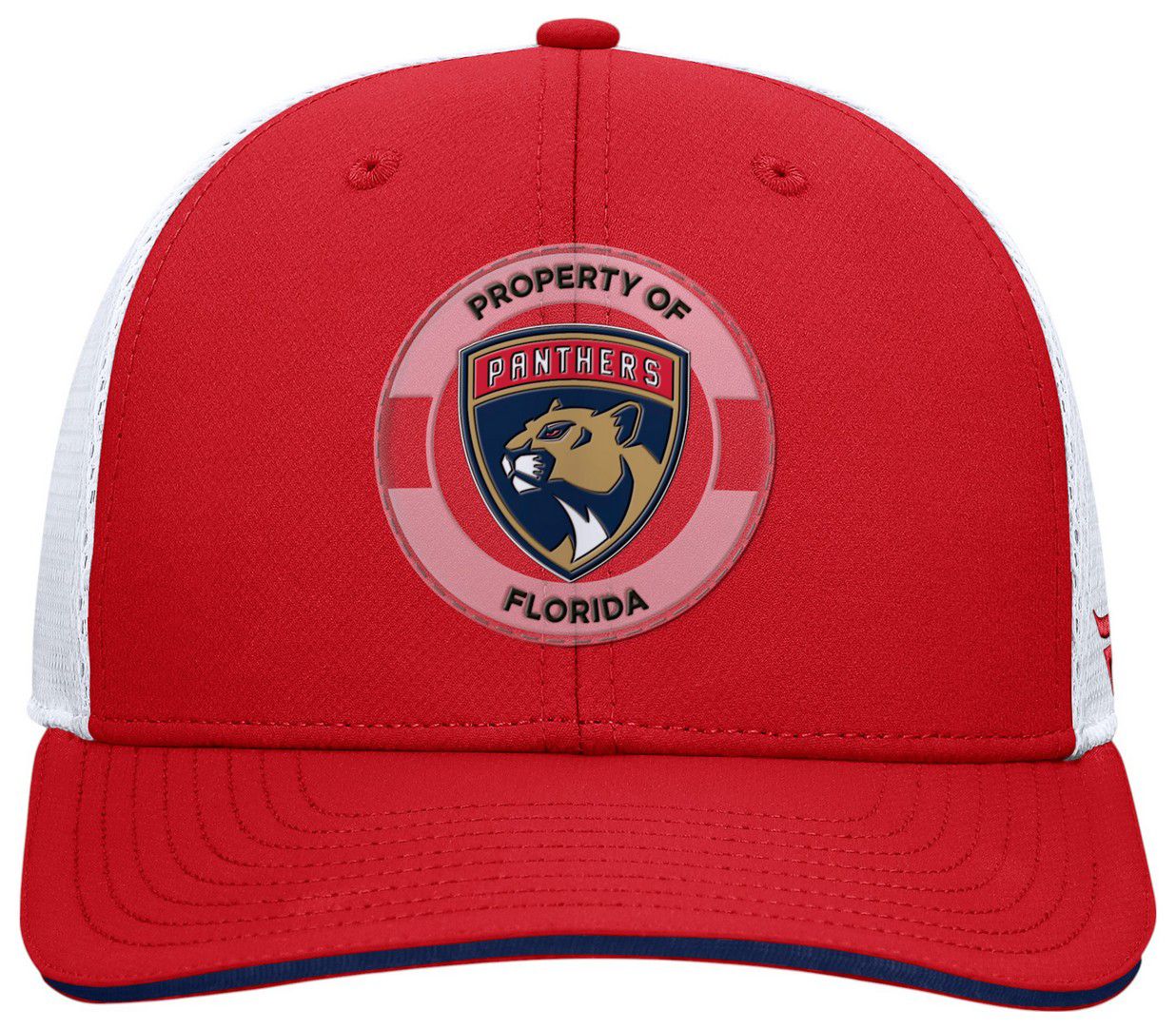 NHL Adult Florida Panthers Red Structured Adjustable Hat product image
