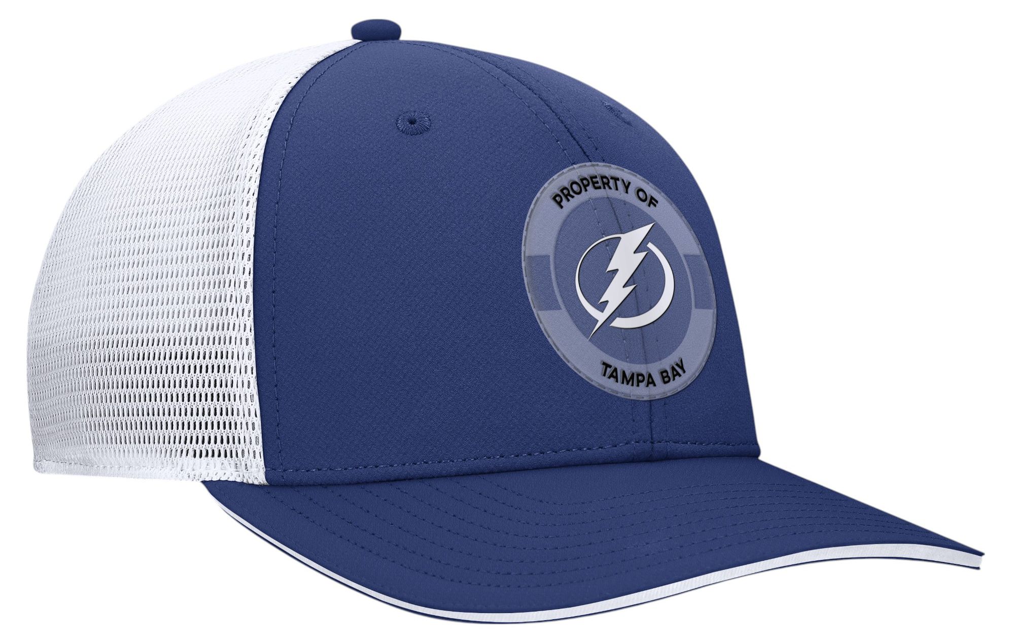 NHL Adult Tampa Bay Lightning White Structured Adjustable Hat product image