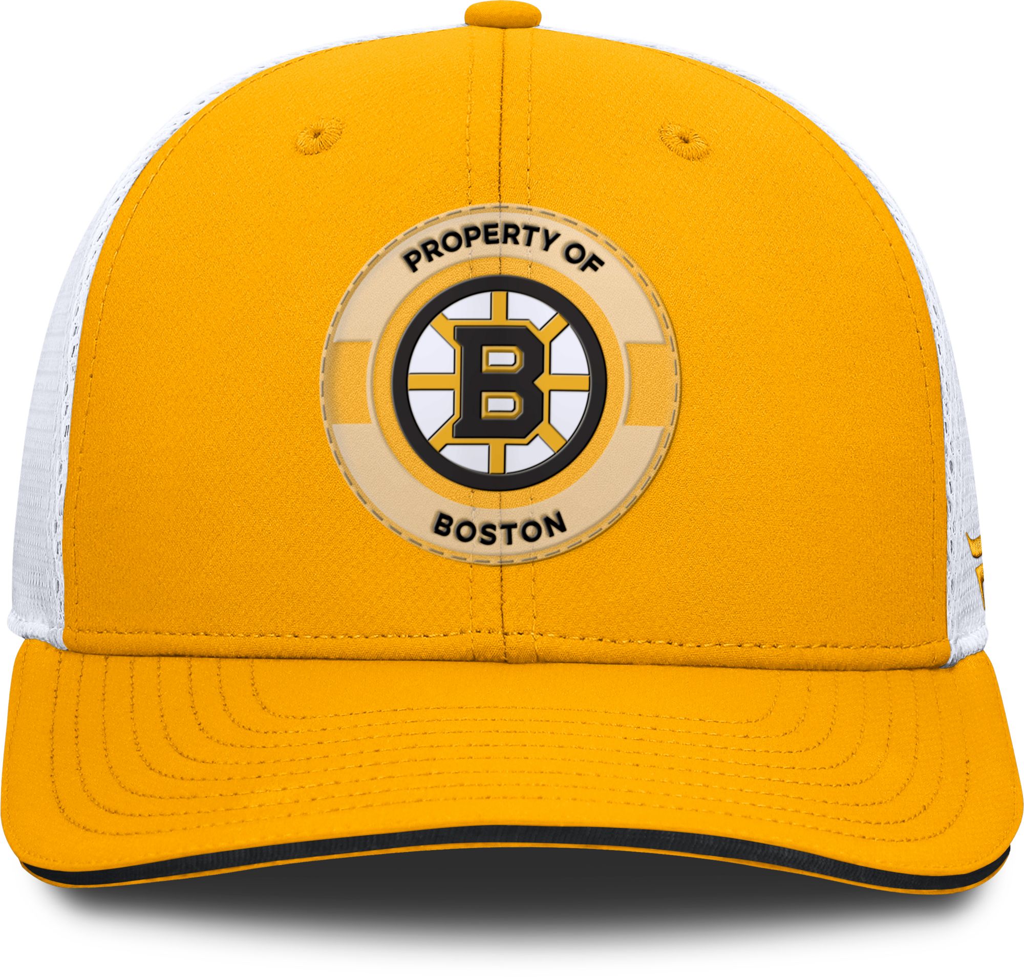 NHL Adult Boston Bruins Yellow Structured Adjustable Hat product image