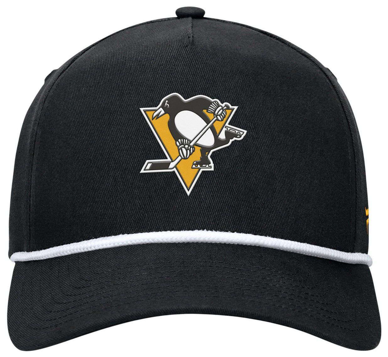 NHL Adult Pittsburgh Penguins Black Rope Structured Adjustable Hat product image